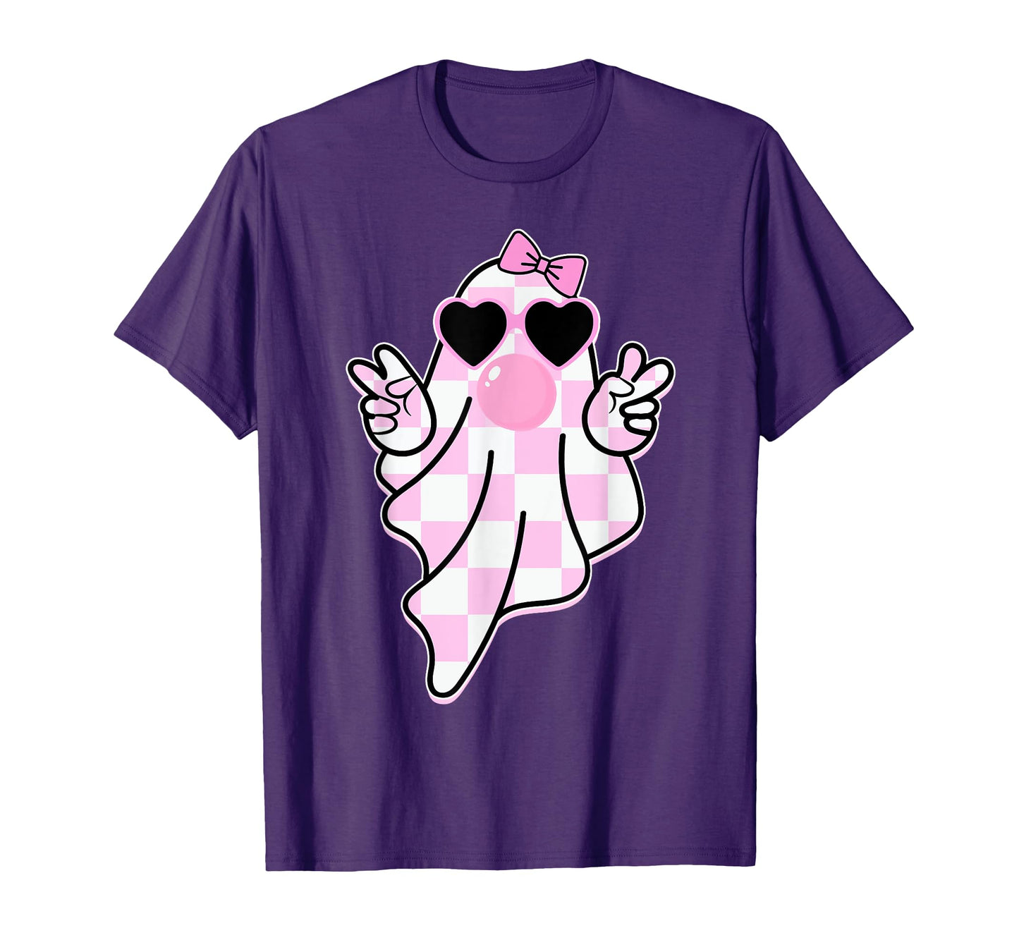 Cute Girly Ghost Blowing Bubble Gift For Girl kids T-Shirt