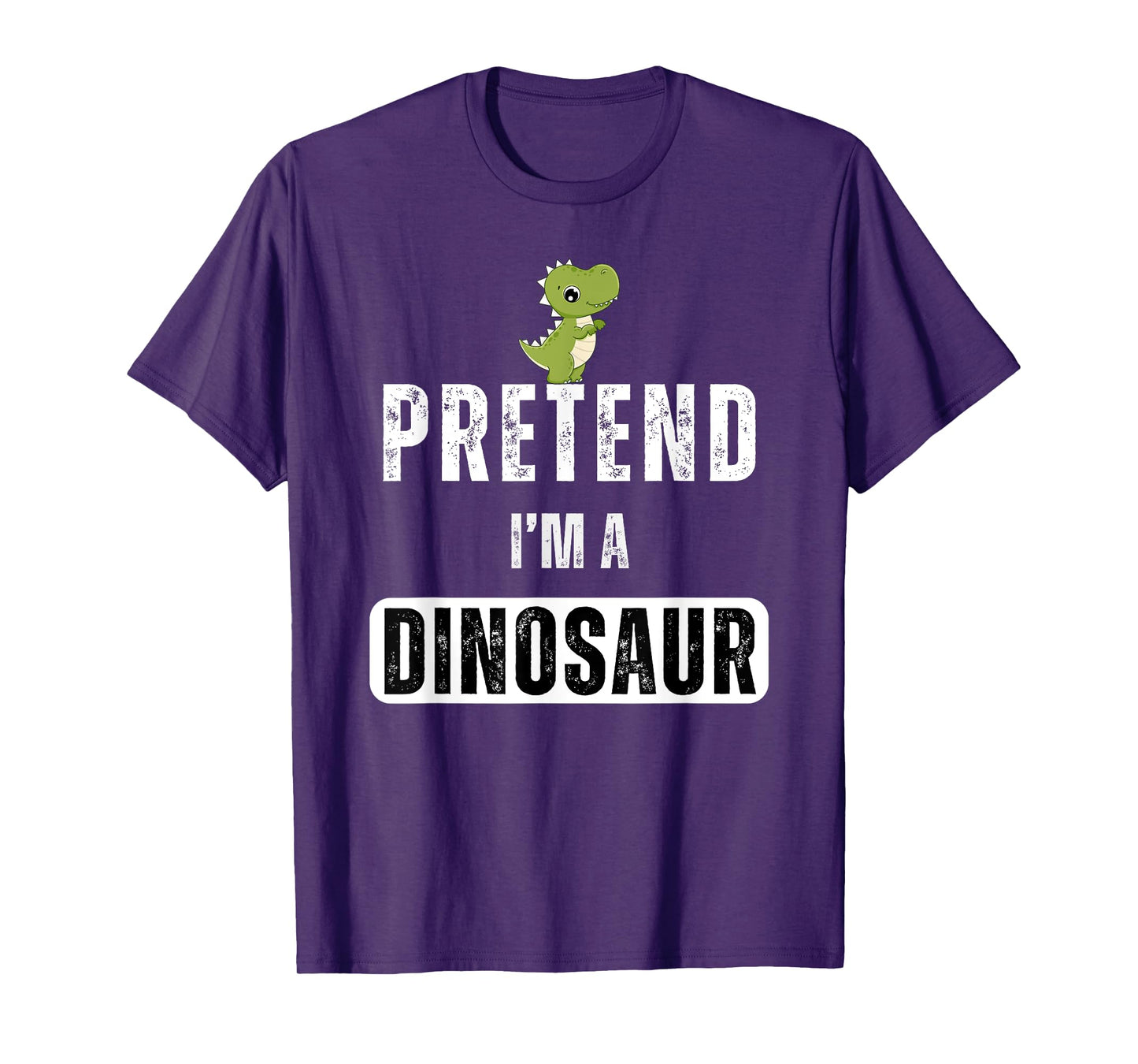 Pretend I'm a dinosaur Lazy Halloween Easy Costume T-Shirt