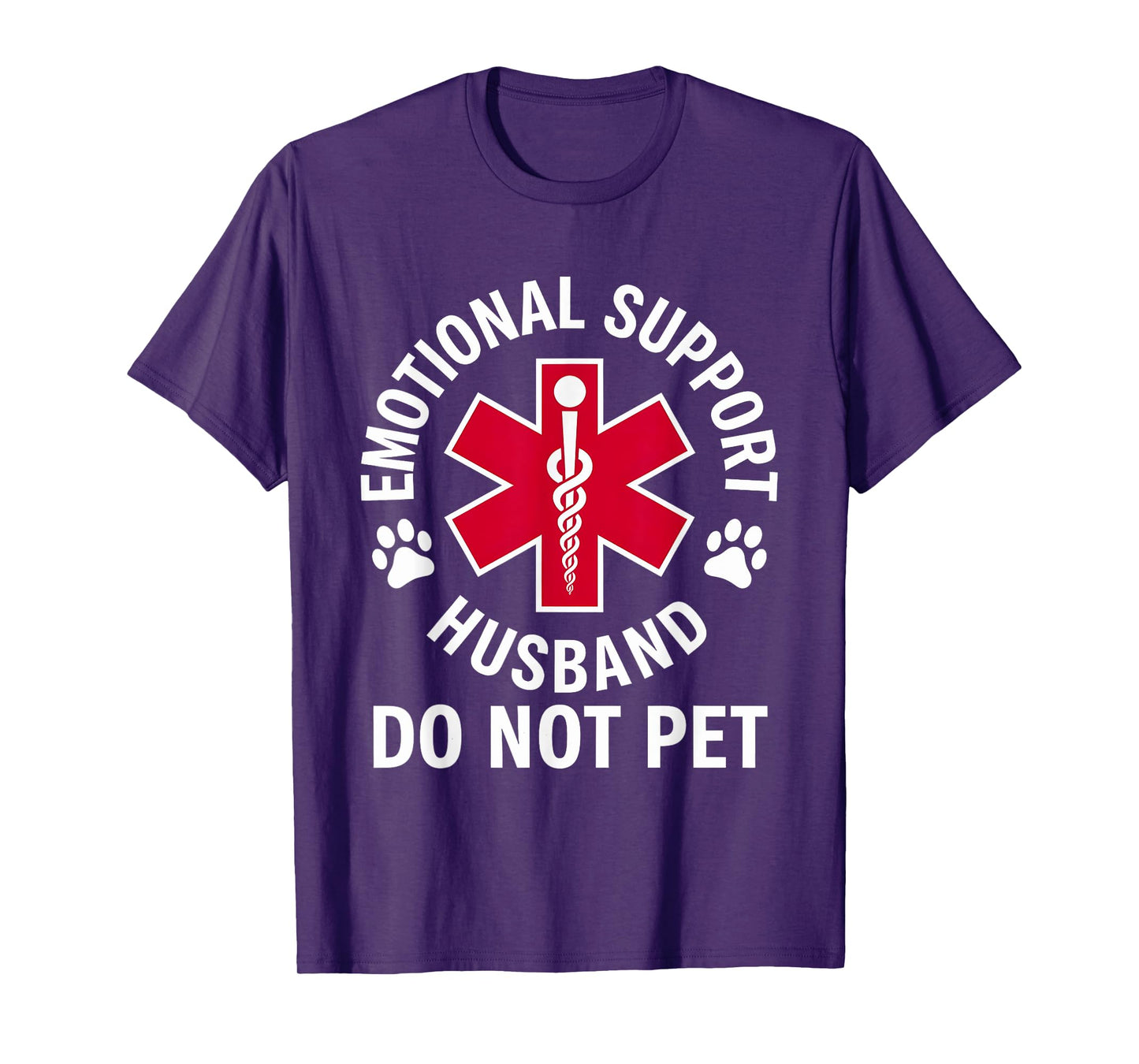Emotional Support Husband Do Not Pet shirt T-Shirt