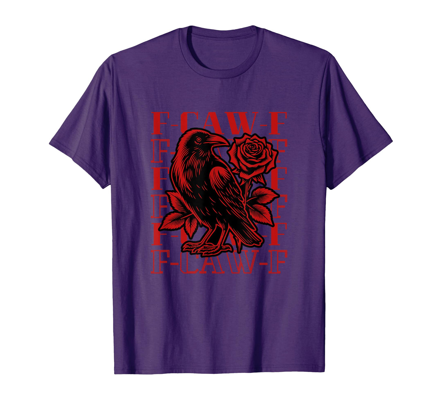 Funny F-Caw-F Crow Black Crow, F-Caw-F Black Bird T-Shirt