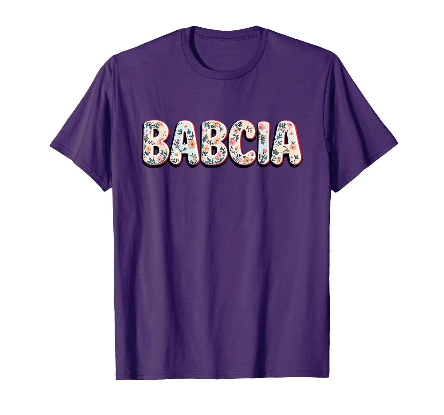 Wildflowers Babcia Floral Mother's Day Babcia T-Shirt