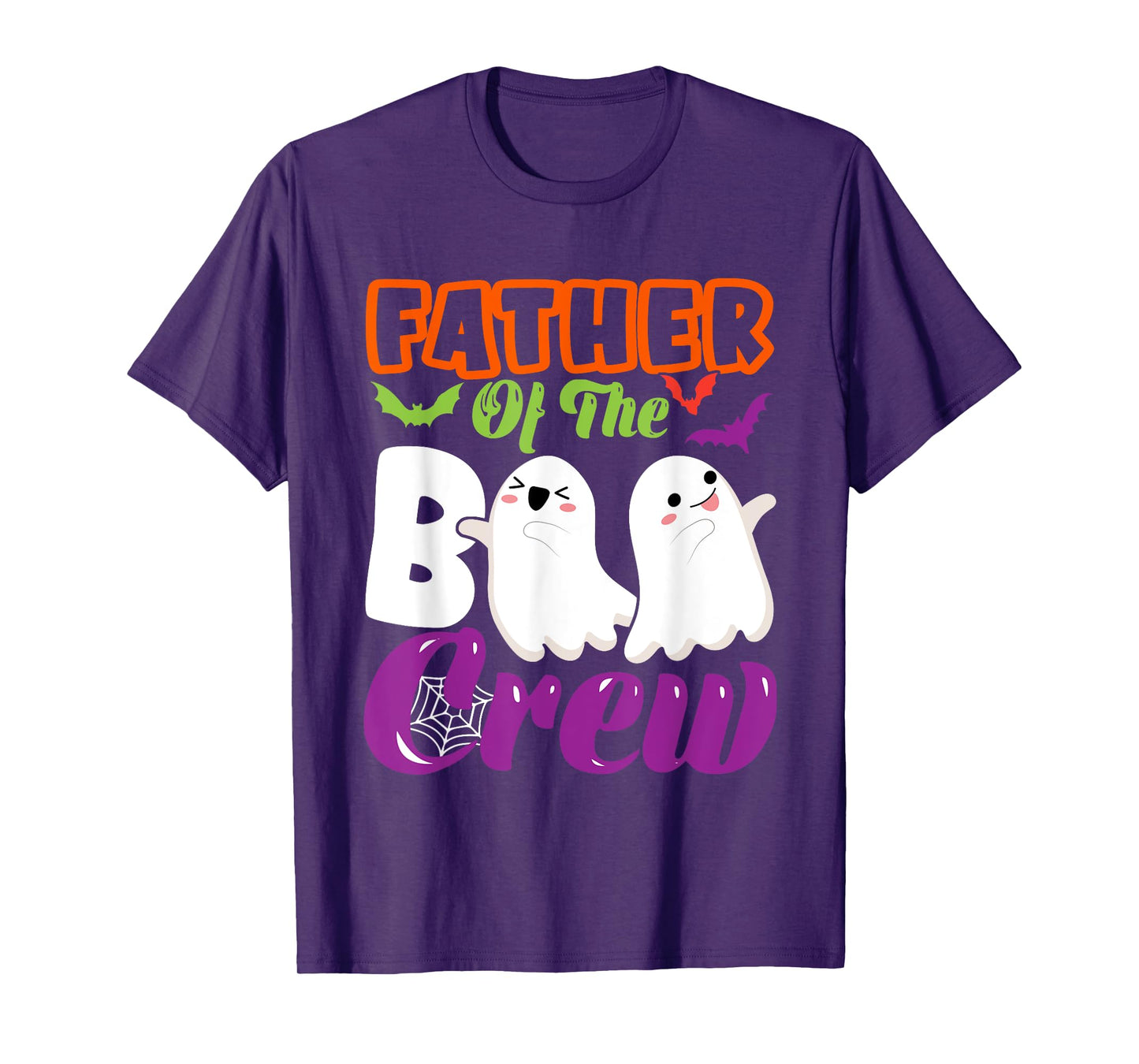Father Of Boo Halloween Crew Costume Boo Ghost Lover Family T-Shirt