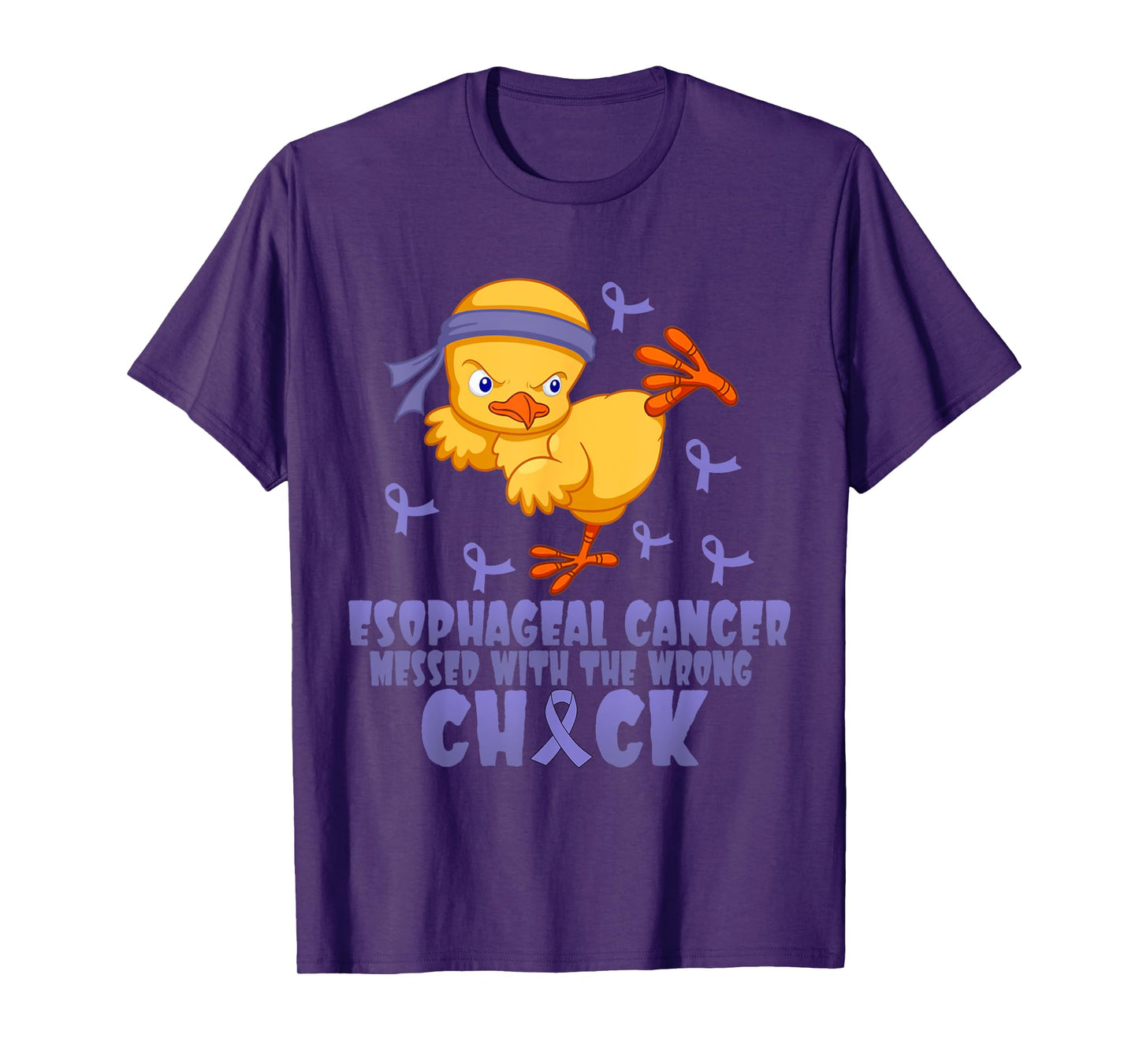 Esophageal Cancer Messed With The Wrong Chick T-Shirt