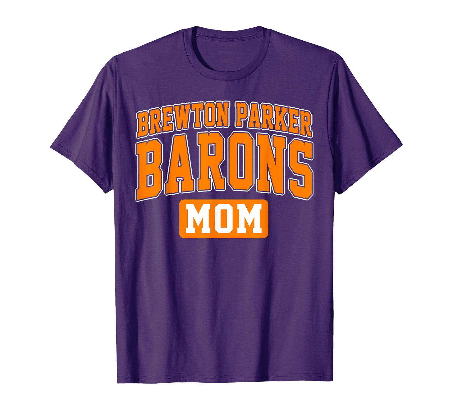 Brewton-Parker College Barons Mom Arch Vintage Design Women T-Shirt