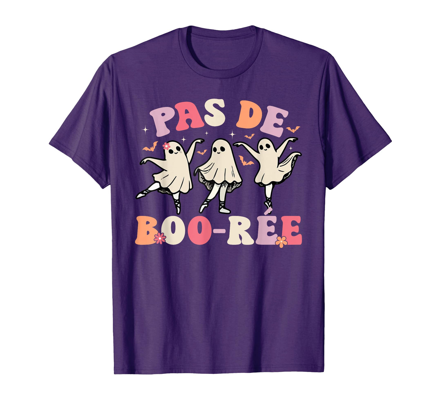 Pas de BOO-rée Ghost Ballet Dancer Halloween Dance Teacher T-Shirt