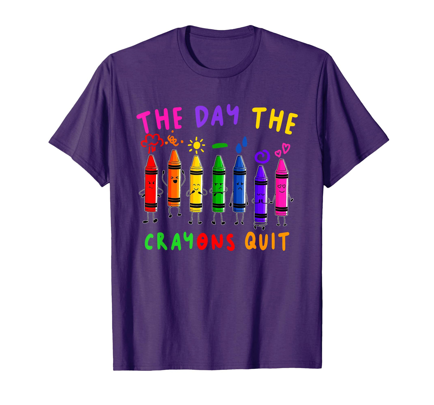 The Day the Crayons Quit Birthday Decorations Funny T-Shirt