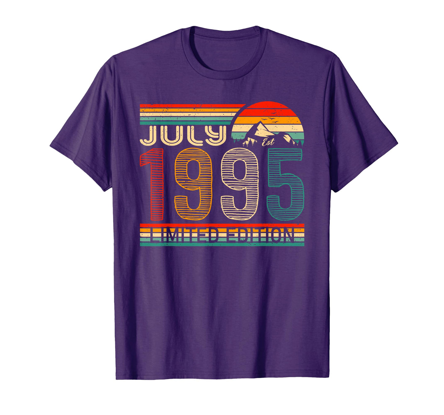 July 1995 Limited Edition Classic 1995 Year Vintage Birthday T-Shirt