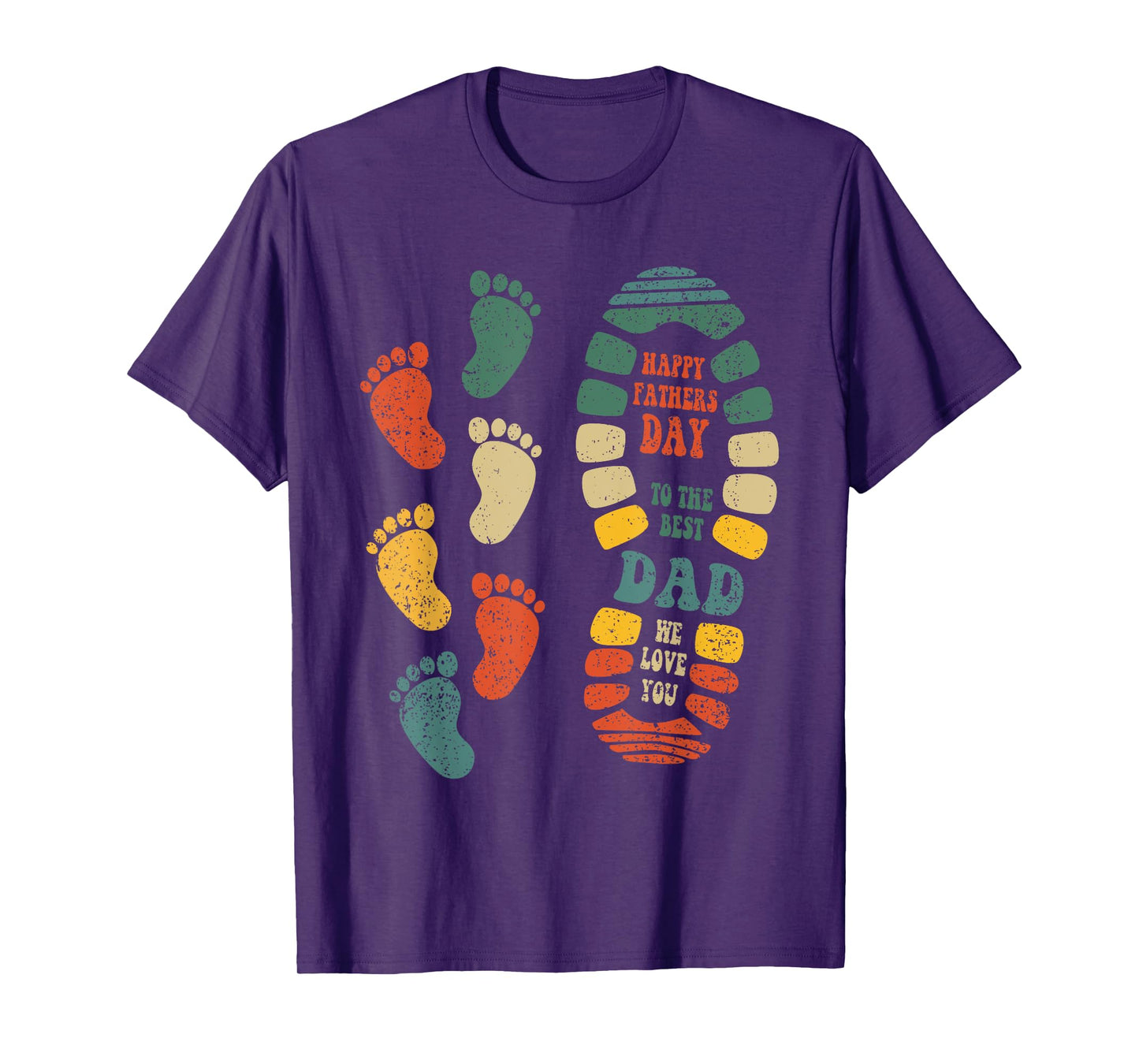 Happy Fathers Day Best Dad Retro Men Women Kids T-Shirt