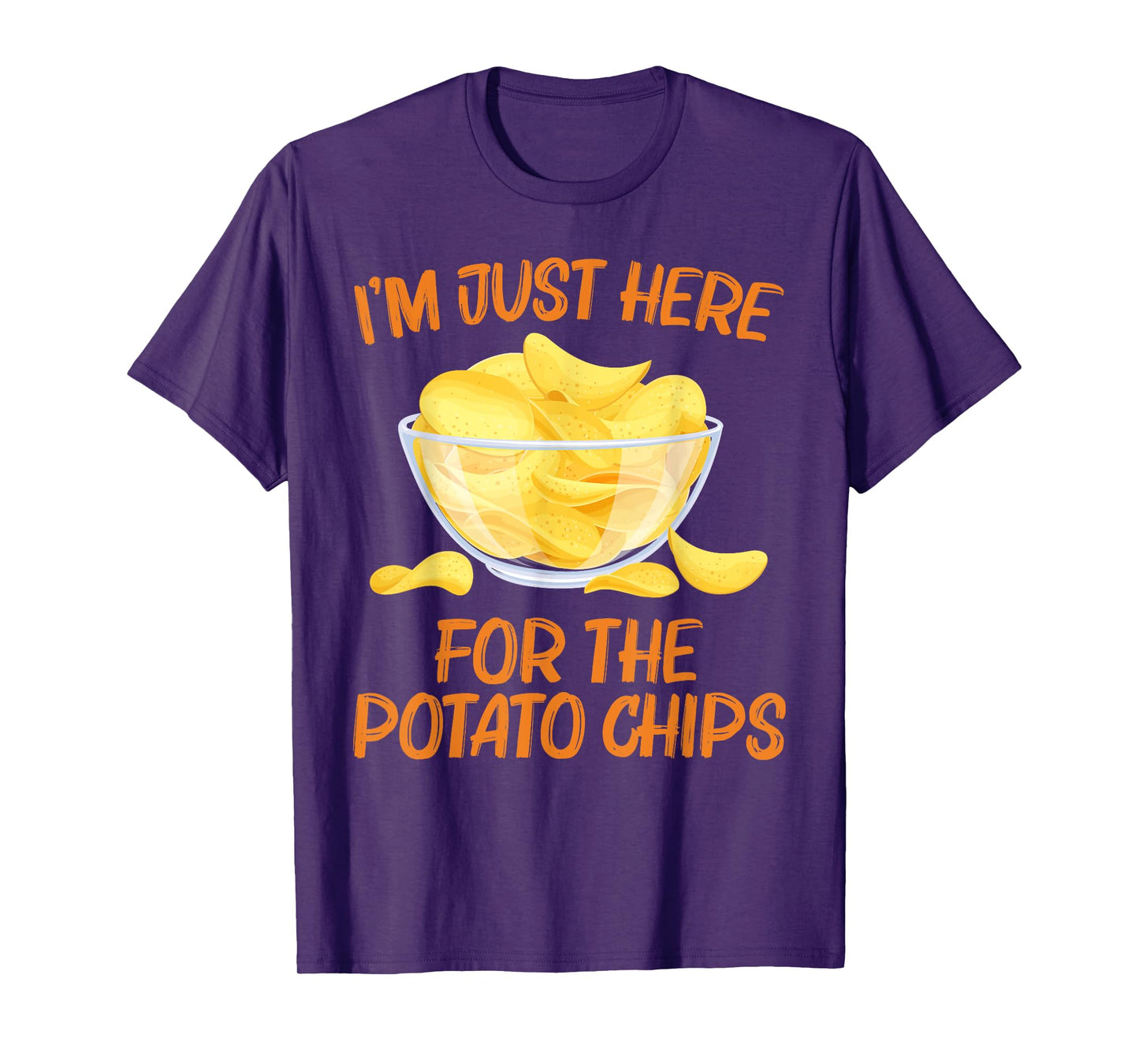 Cool Potato Chips Art For Men Women Kids Potato Chips Lover T-Shirt