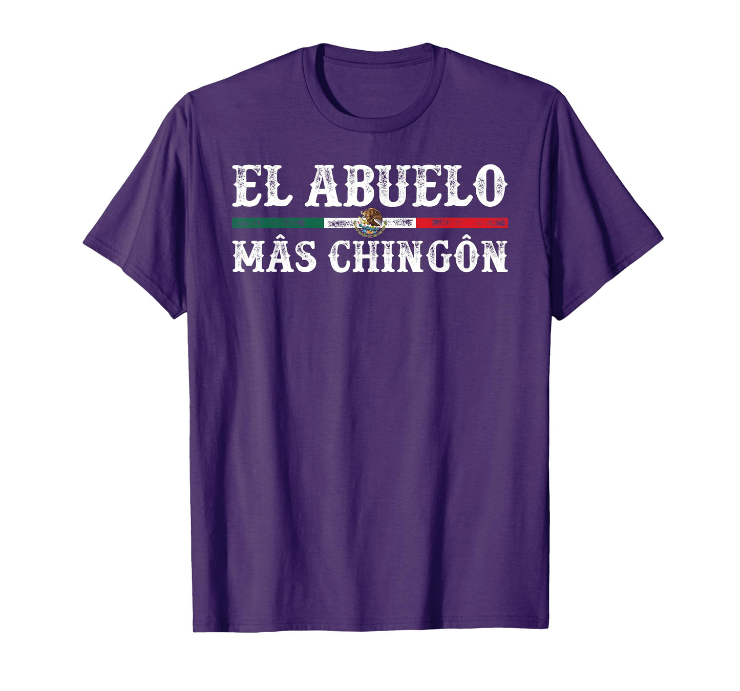 El Abuelo Mas Chingon Funny Mexican Flag Mexican Grandfather T-Shirt