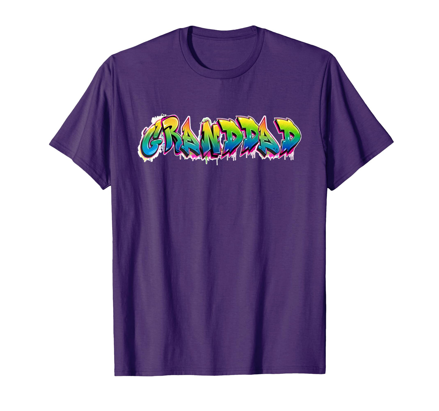 Airbrush Graffiti Grandpa Granddad Street Artist T-Shirt