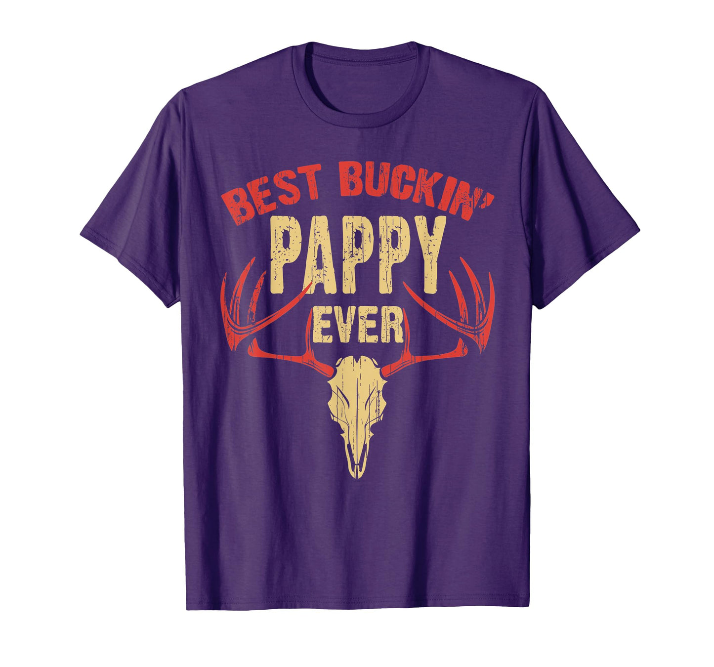 Mens Best Buckin' Pappy Ever Shirt Deer Hunters T-Shirt