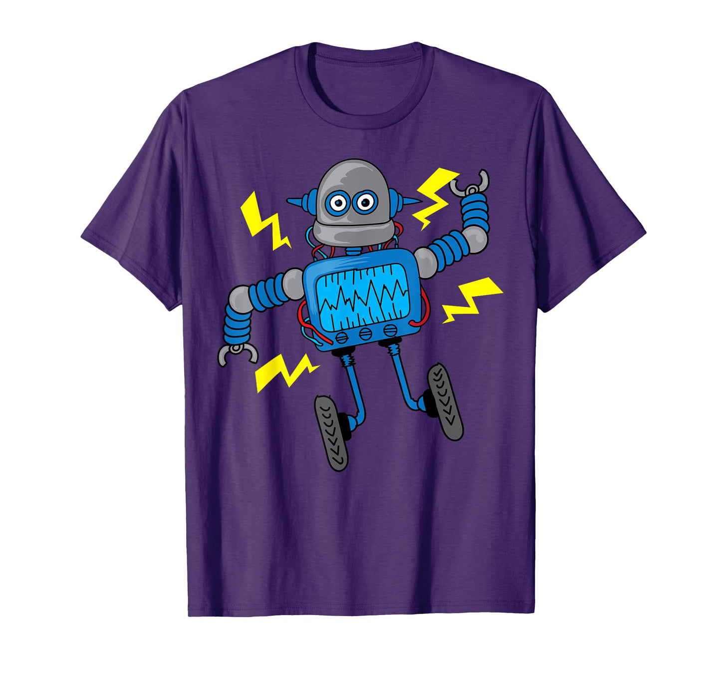 Cool Robot Art For Boys Girls Kids Robotics Engineer Robot T-Shirt