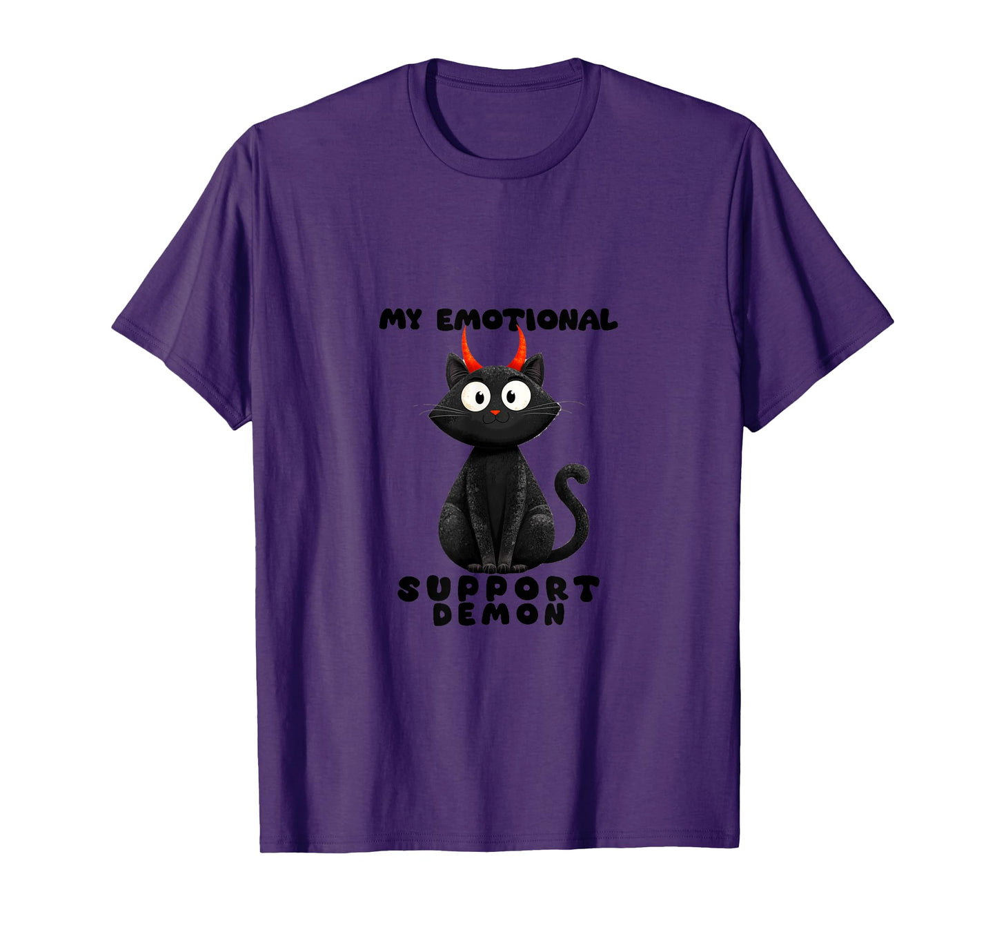 Emotional Support Demon – Cat Edition T-Shirt