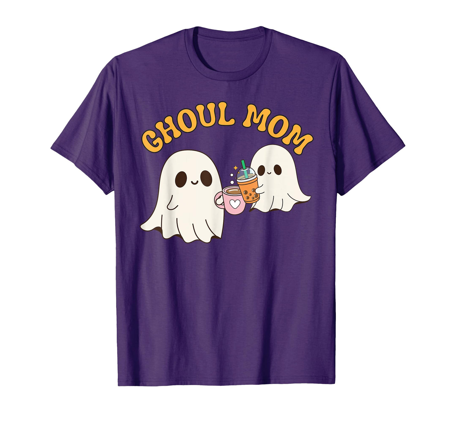 Ghoul Mom Cute Halloween Mother Ghost Mommy Trick Treating T-Shirt