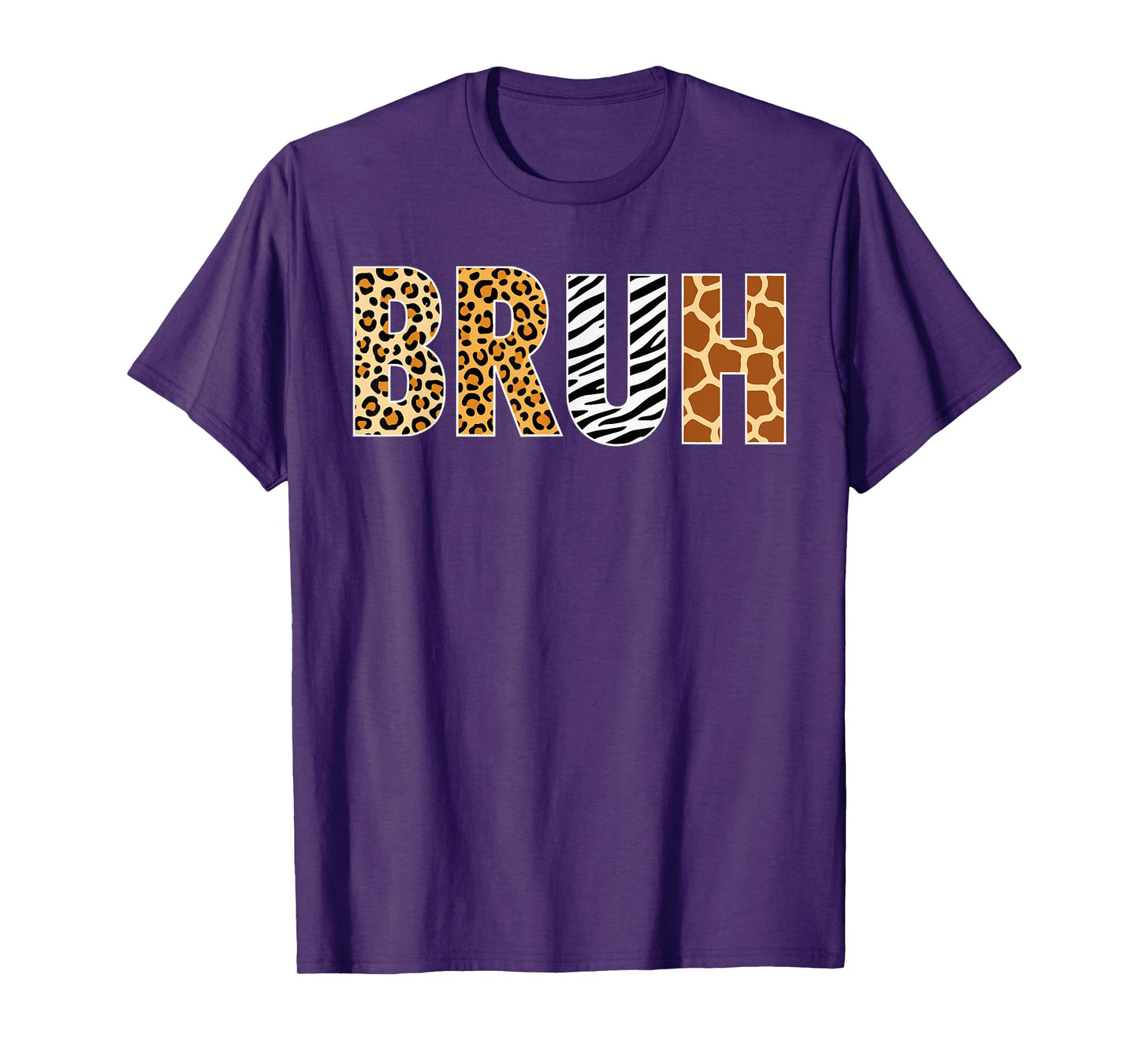 Bruh Zookeeper Safari Animal Print Costume Girls Boys Zoo T-Shirt