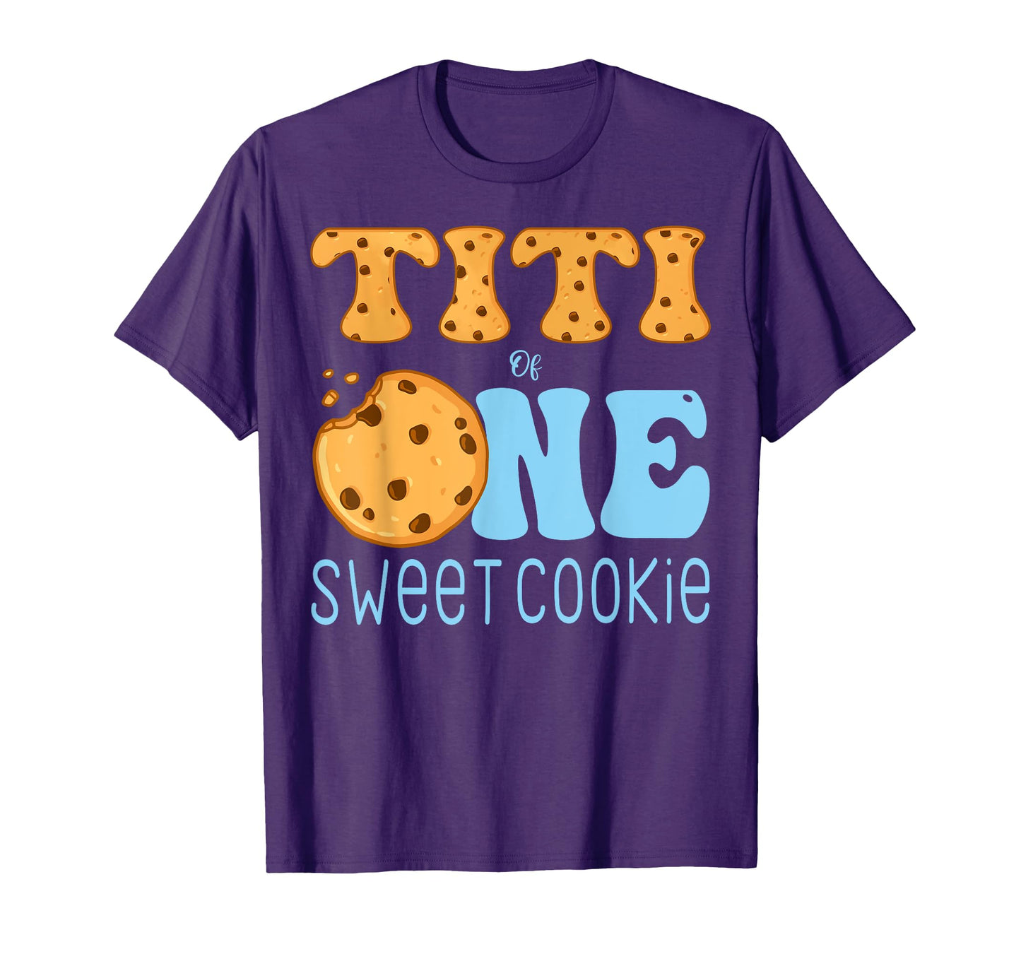 Titi Of One Sweet Cookies And Milk Birthday Party T-Shirt