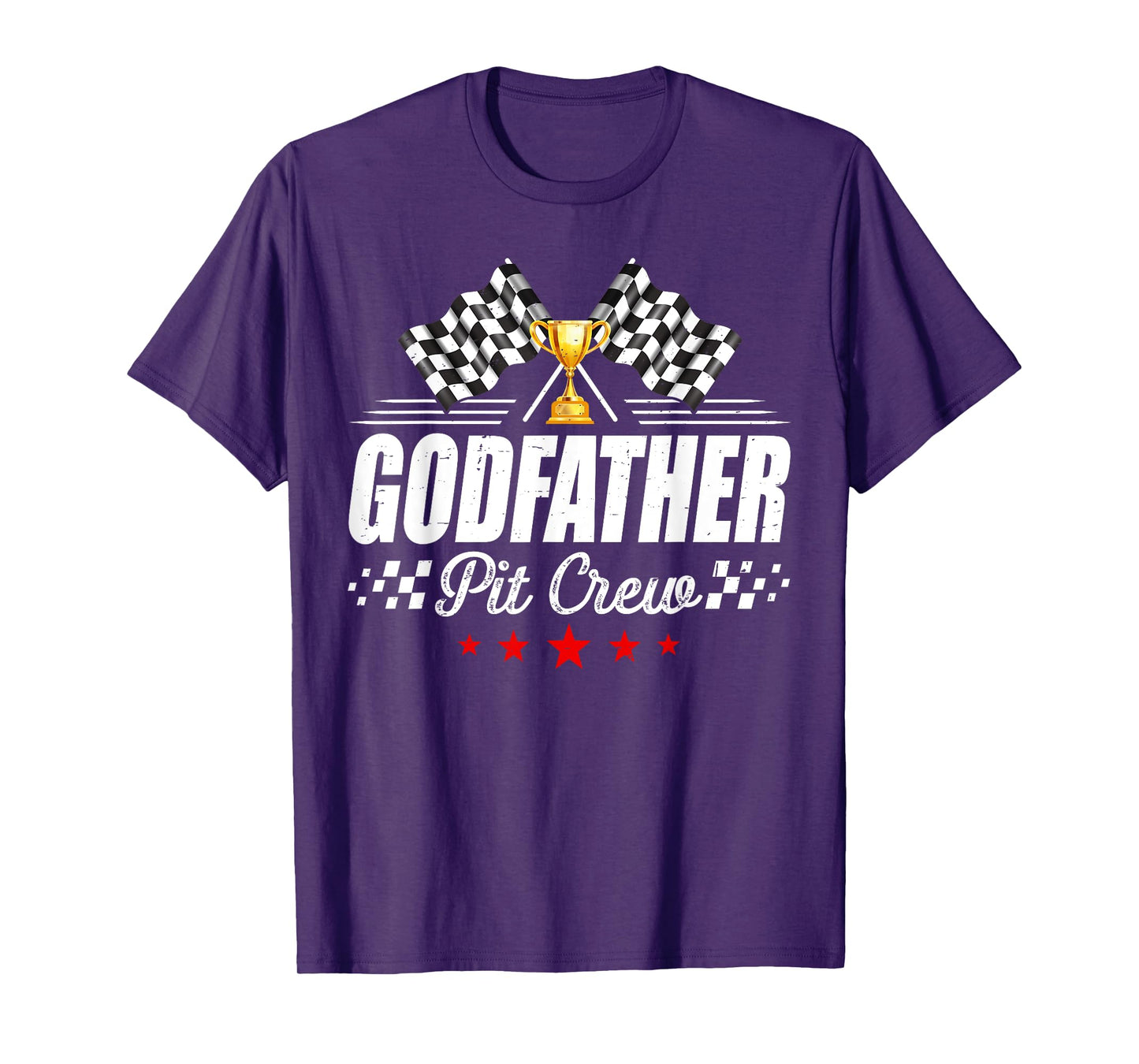 Godfather Pit Crew Race Car Racing Birthday Party Matching T-Shirt