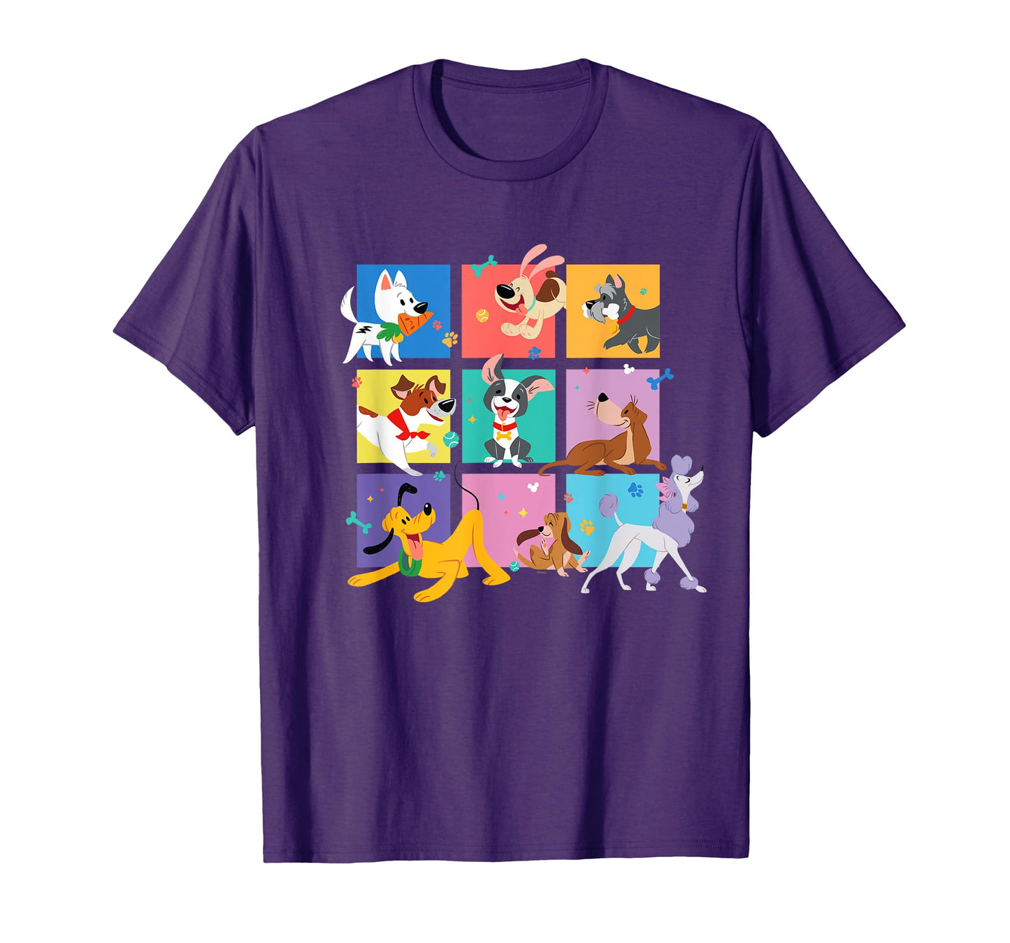 Disney Dogs Pluto and Pals Stylized Animated Pets T-Shirt