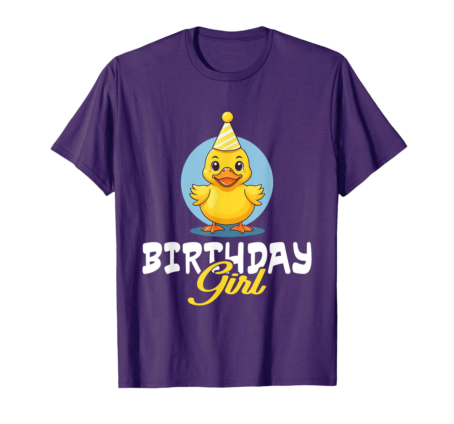 Birthday Girl Rubber Duck Lovers Bday Duck Party Girls Kids T-Shirt
