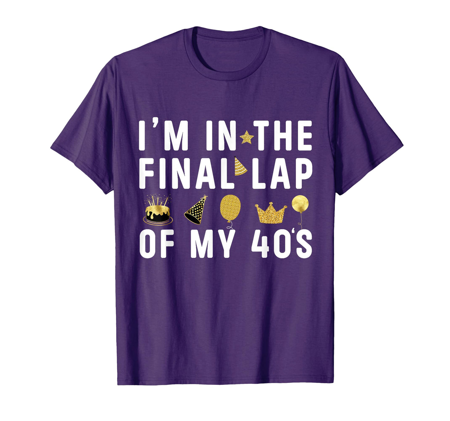 Last Year In My 40s Birthday Happy 49th Birthday Party T-Shirt
