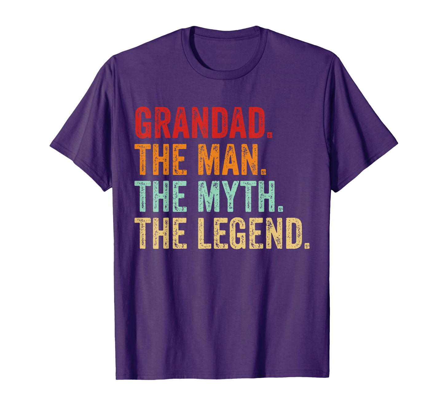 Grandad THE MAN THE MYTH THE LEGEND Dad Grandpa Father's Day T-Shirt