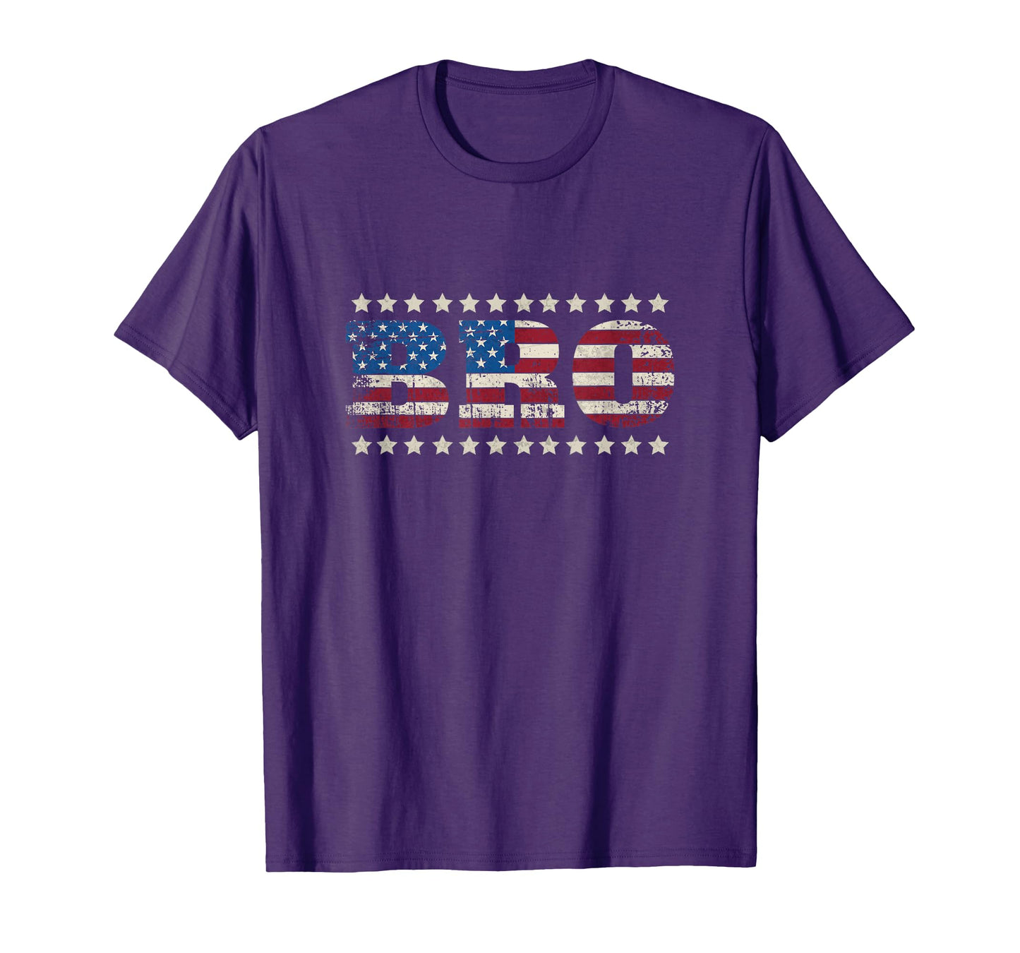 Bro Patriotic USA American Flag 4th of July Family Matching T-Shirt
