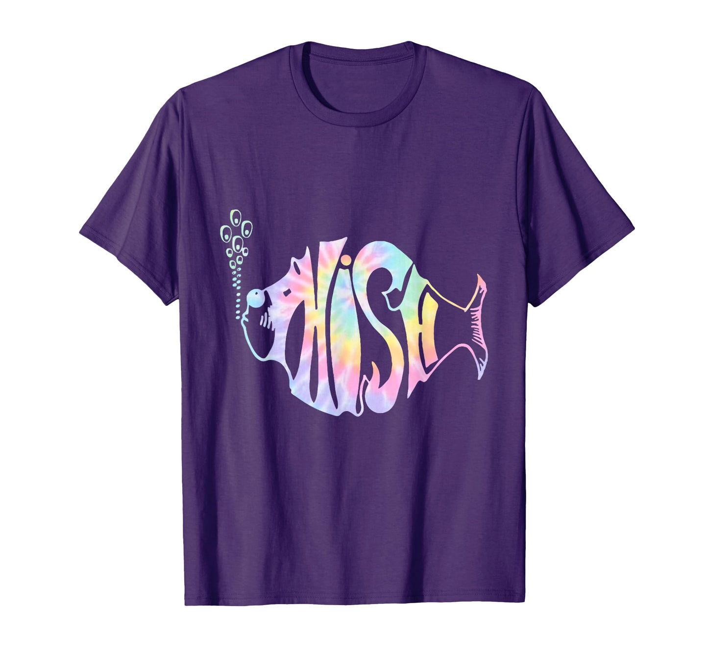Colorful Phish-Jam, Tie-Dye Tee For Fisherman, Fish Graphic T-Shirt
