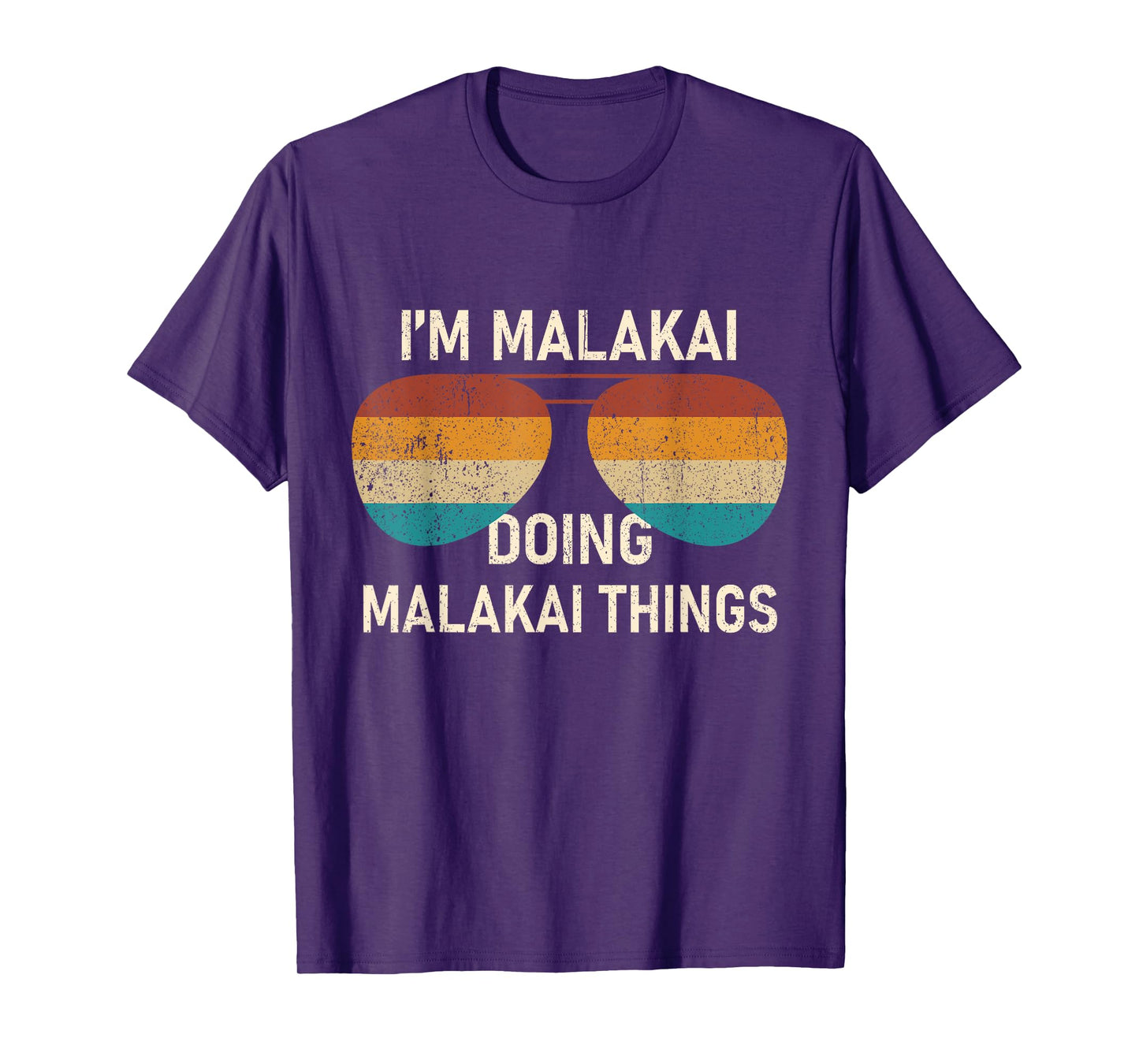 I'm Malakai Doing Malakai Things Retro Sunglass Personalized T-Shirt