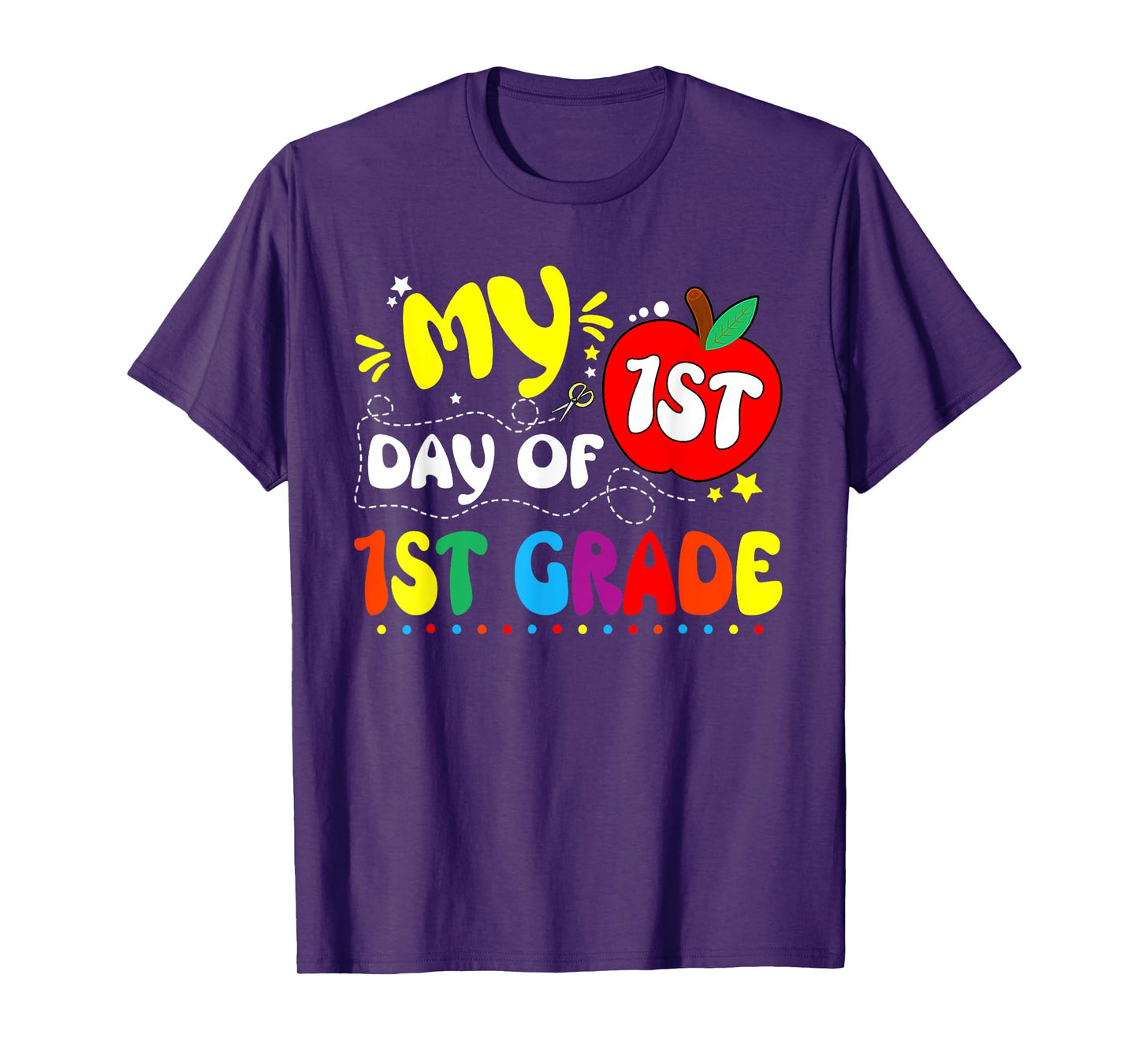 My First Day Of 1st Grade Teacher Kids 1st Day Of School T-Shirt
