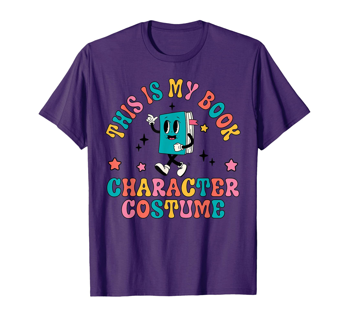 This Is My Book Character Costume Funny Book Halloween T-Shirt