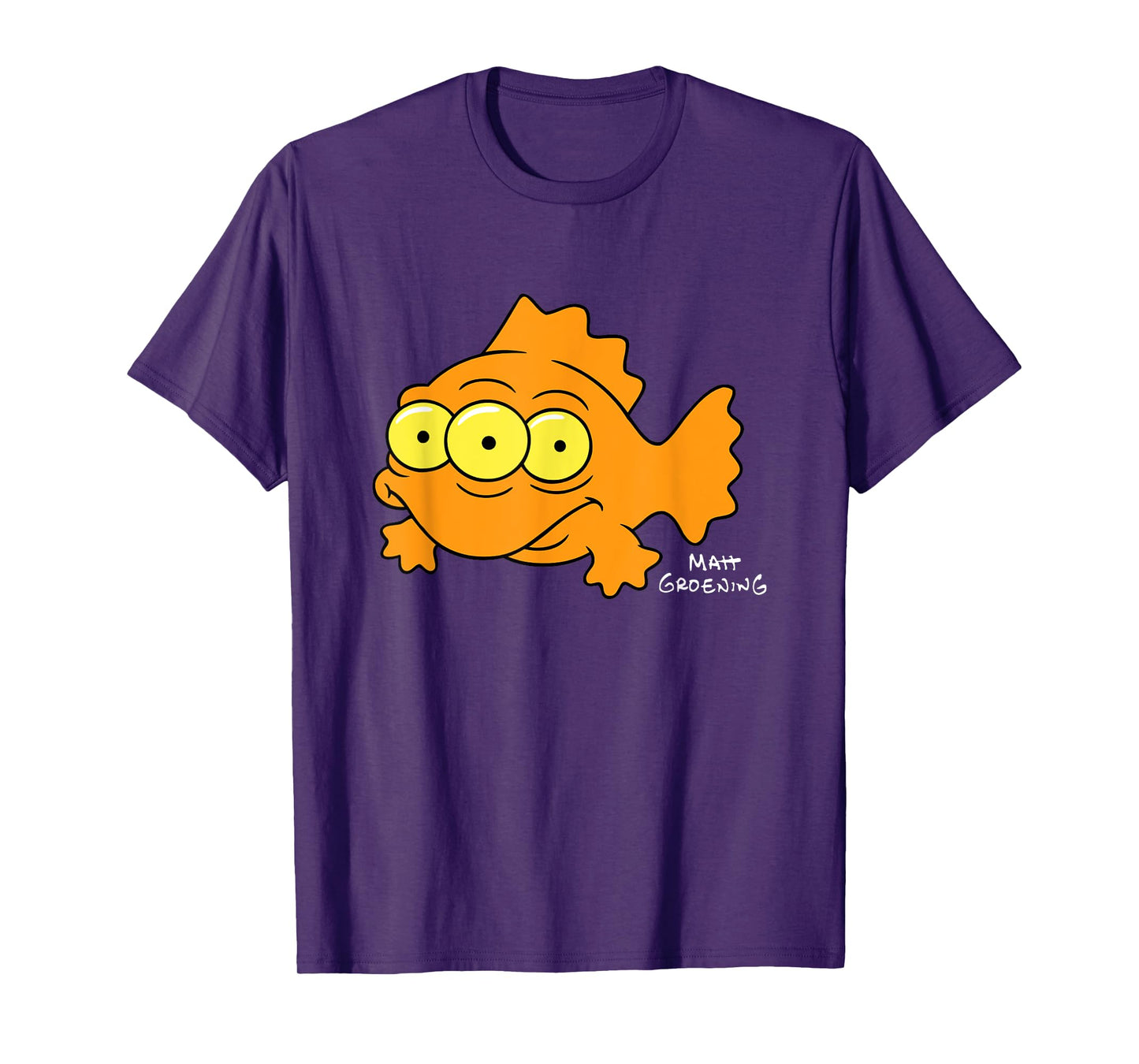 The Simpsons Blinky Three-Eyed Nuclear Fish Center Icon T-Shirt