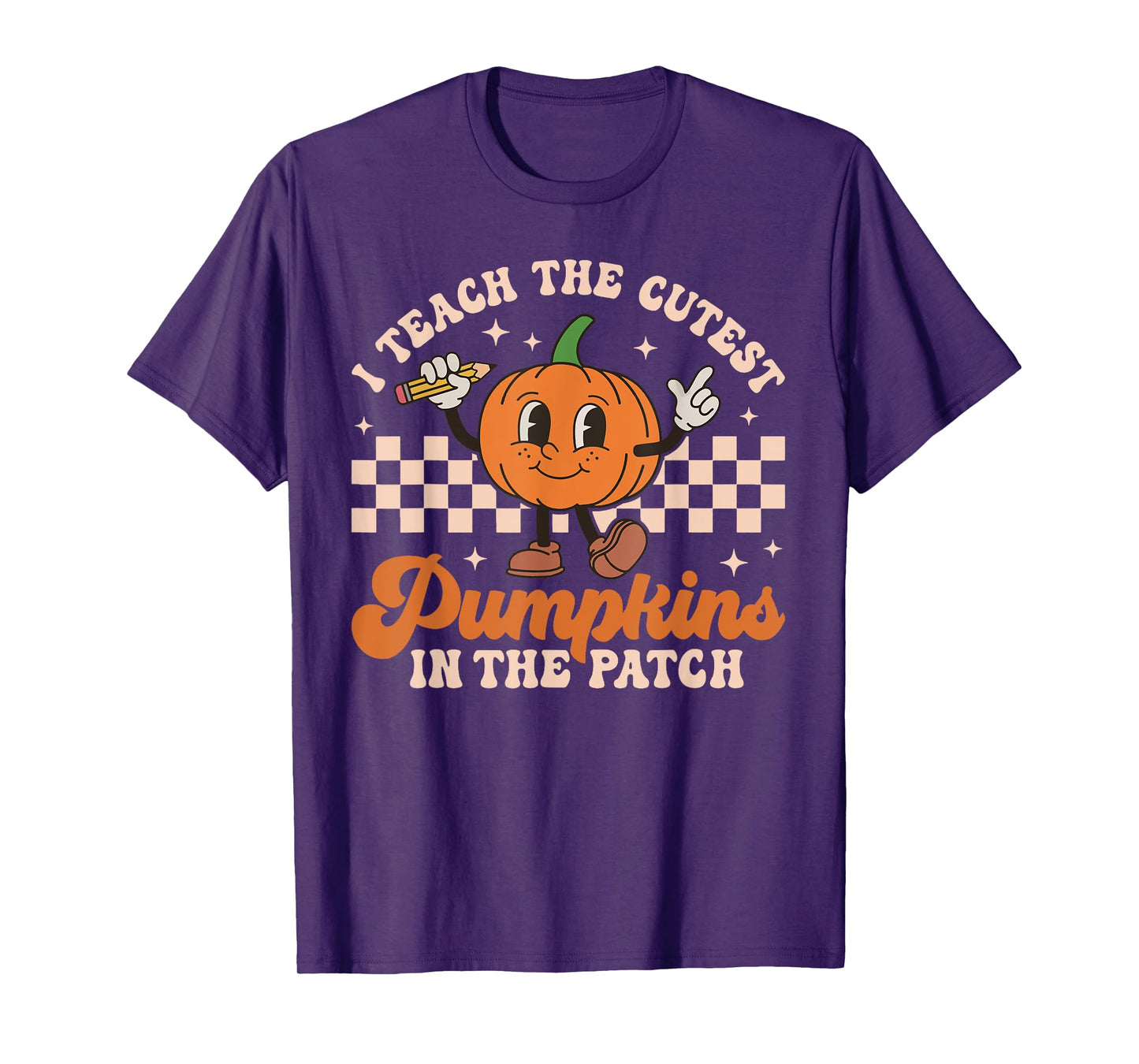 I Teach The Cutest Pumpkins In The Patch Teacher Halloween T-Shirt