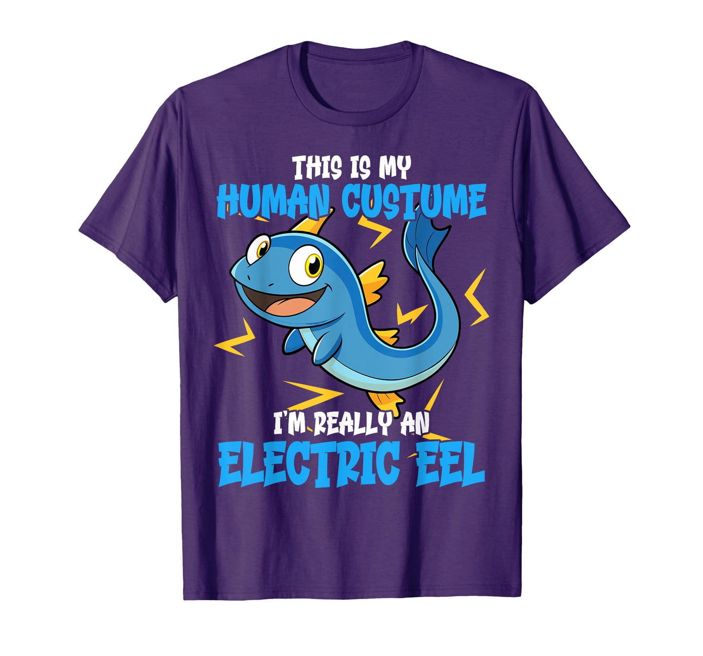Funny Electric Eel Costume Design Animal Lovers Electric Eel T-Shirt