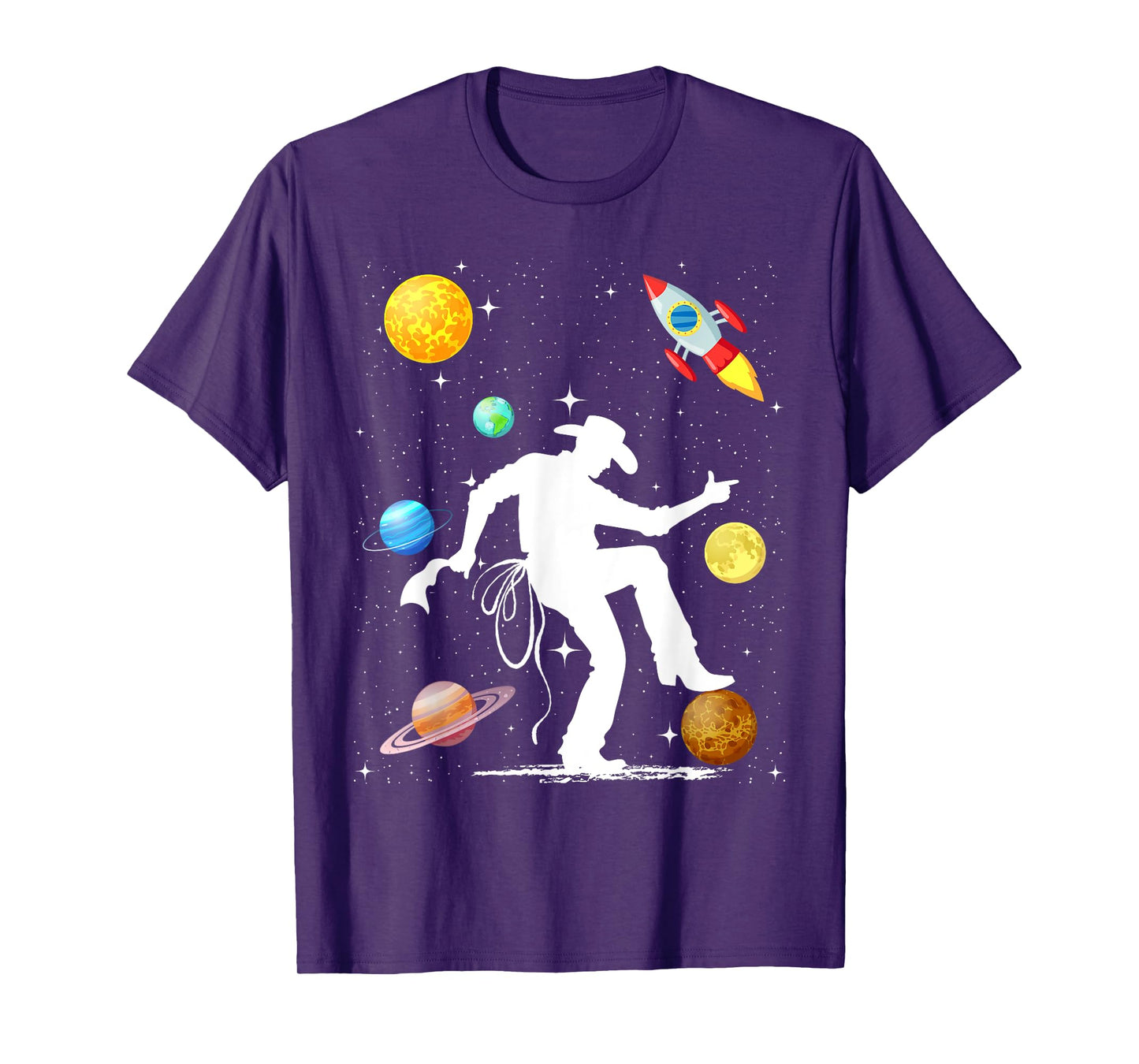 The Space Cowboy Retro Scifi T-Shirt