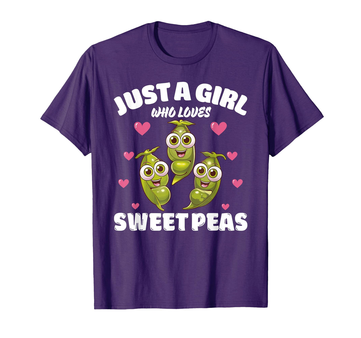 Just A Girl Who Loves Sweet Peas, Sweet Pea Flowers Lover T-Shirt