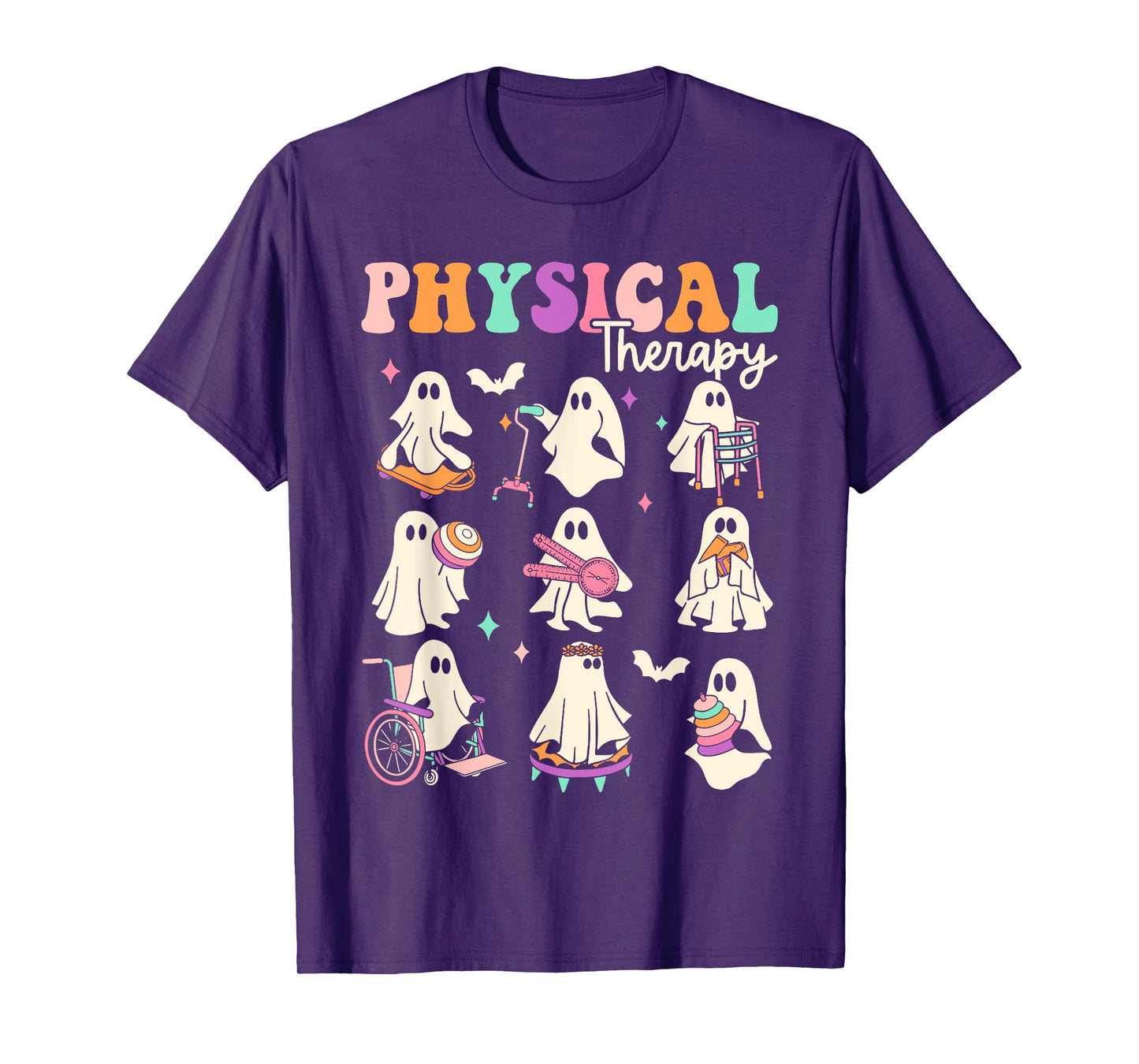 Funny Ghost Physical Therapy PT Physical Therapist Halloween T-Shirt