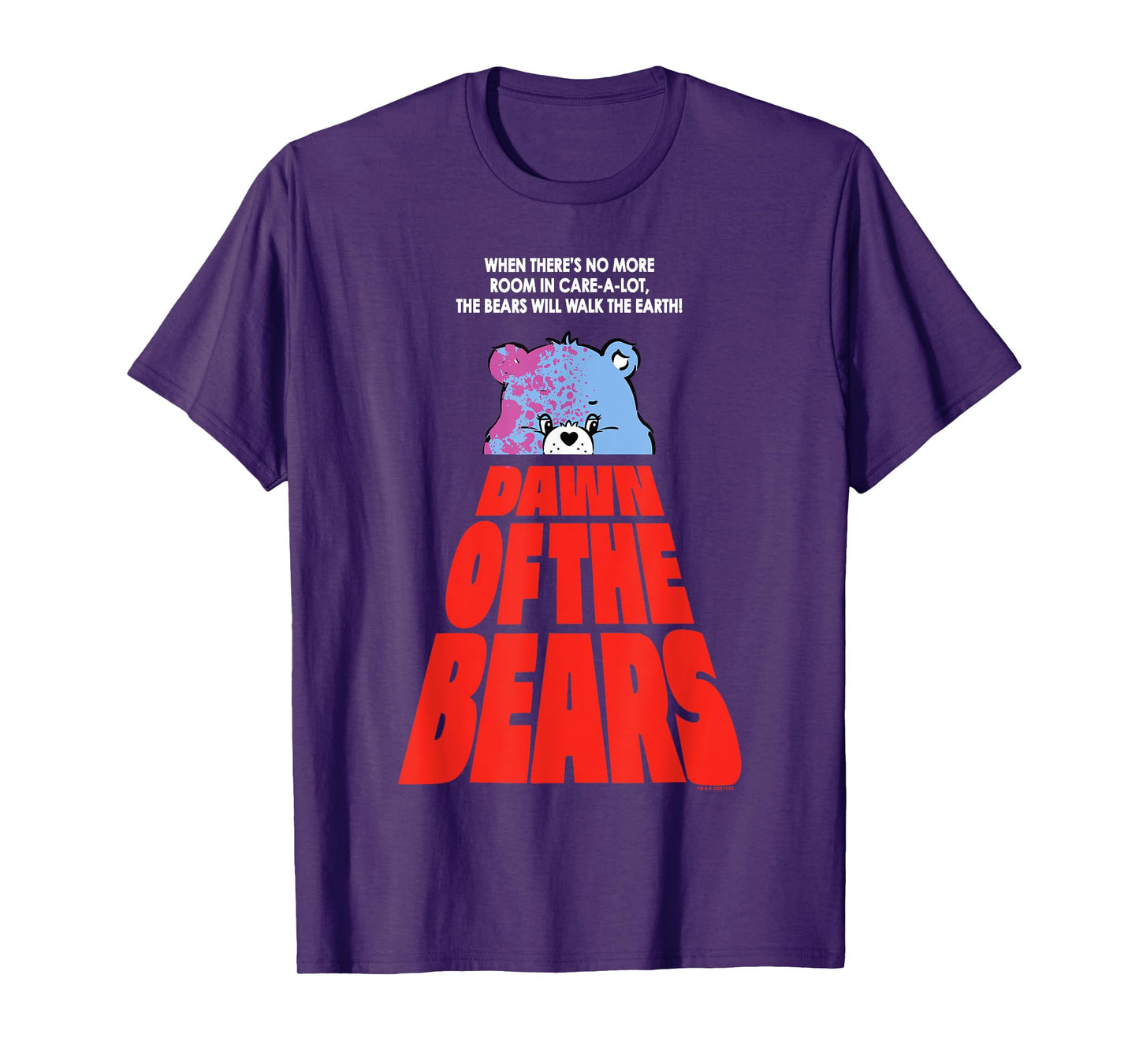 Care Bears Halloween Dawn Of The Bears Horror Movie Poster T-Shirt