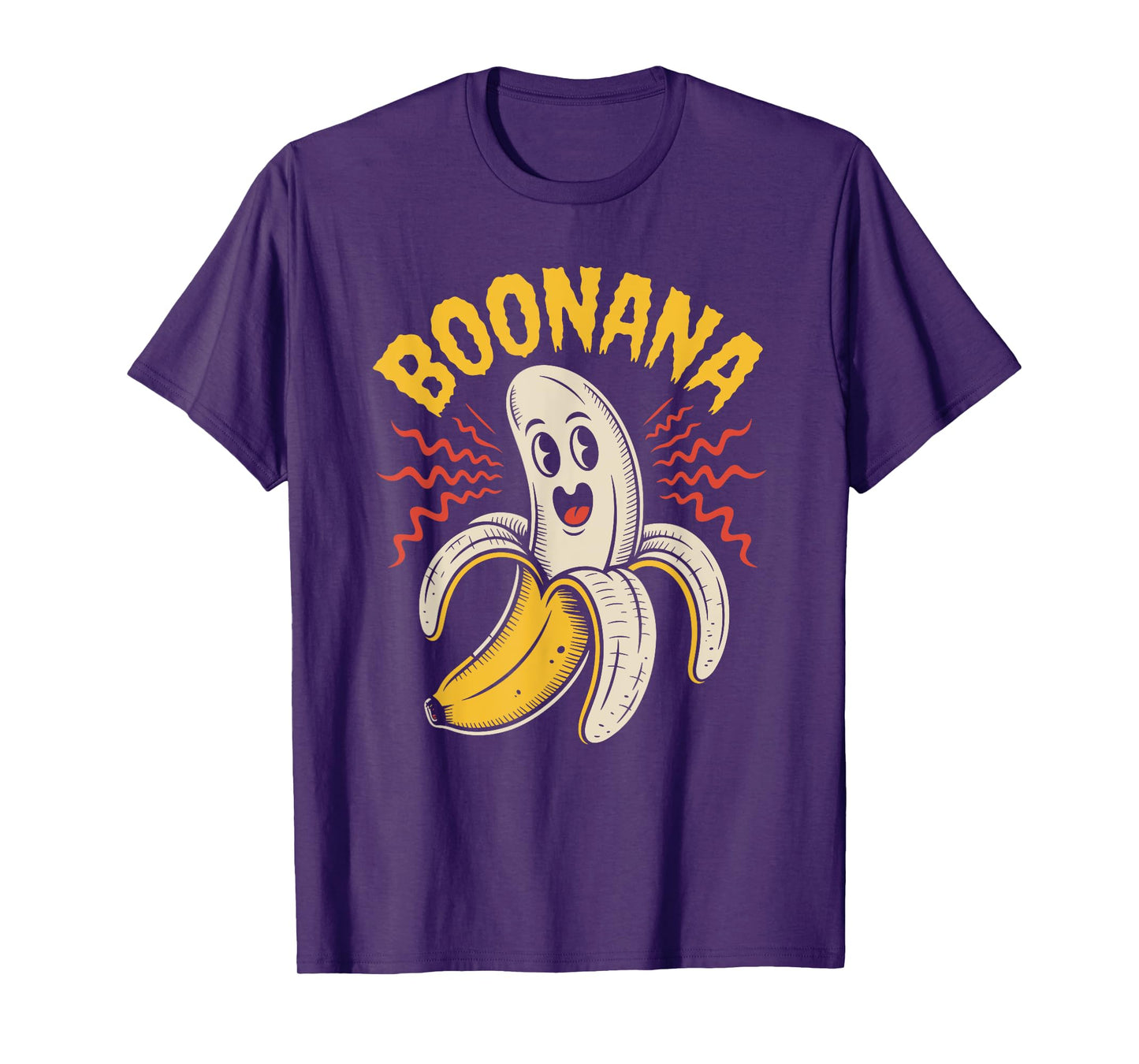Boonana Cute Ghost Banana Halloween Costume Men Women Kids T-Shirt