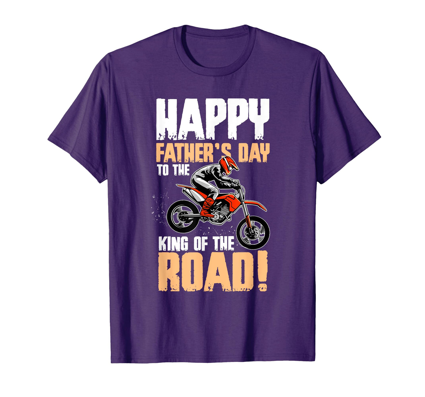 Dirt Bike Dad Fathers Day Cool Motocross Biker Papa Men T-Shirt