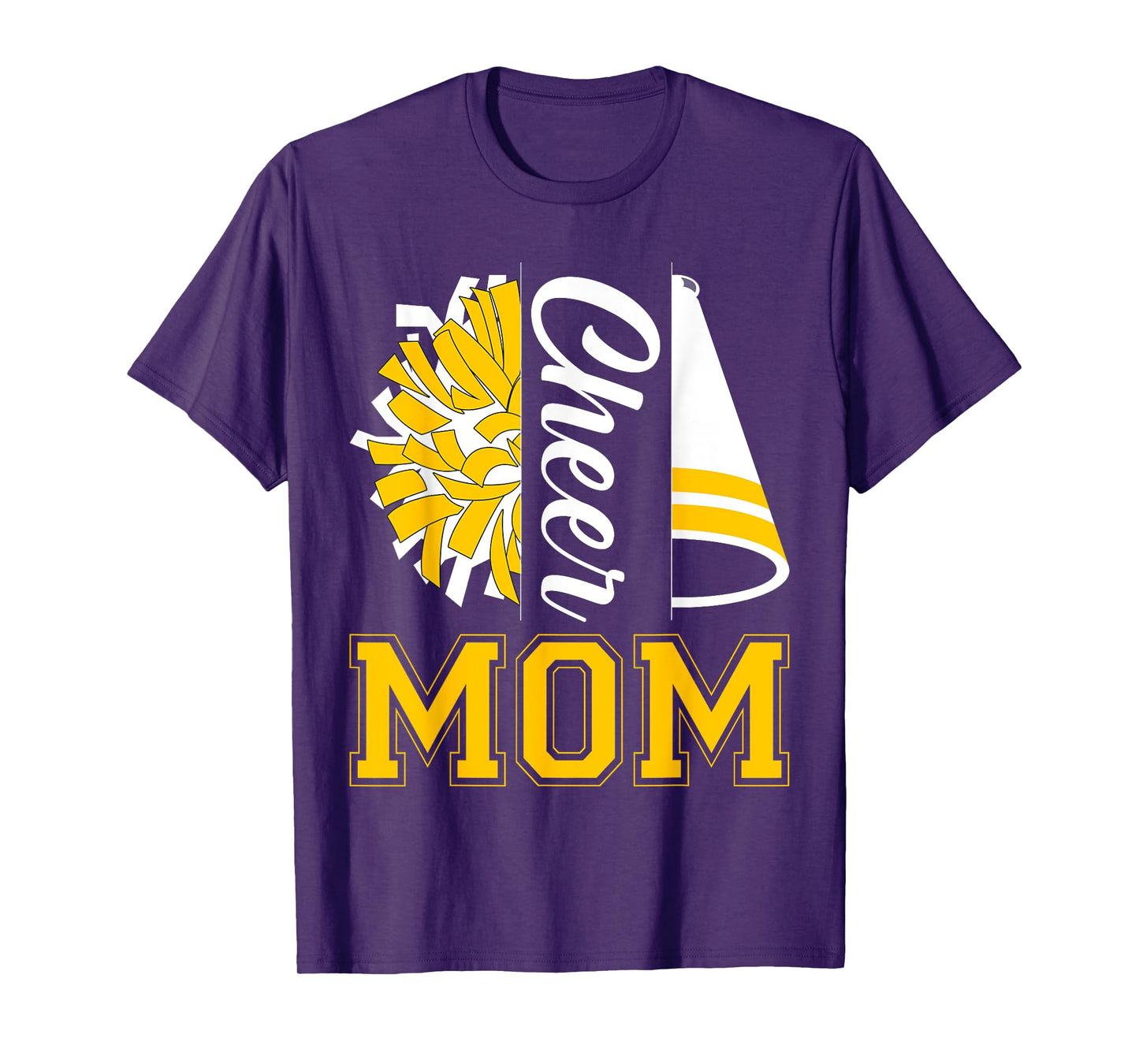 Vintage Cheer Mom Proud Cheerleader Mama Mother Women T-Shirt