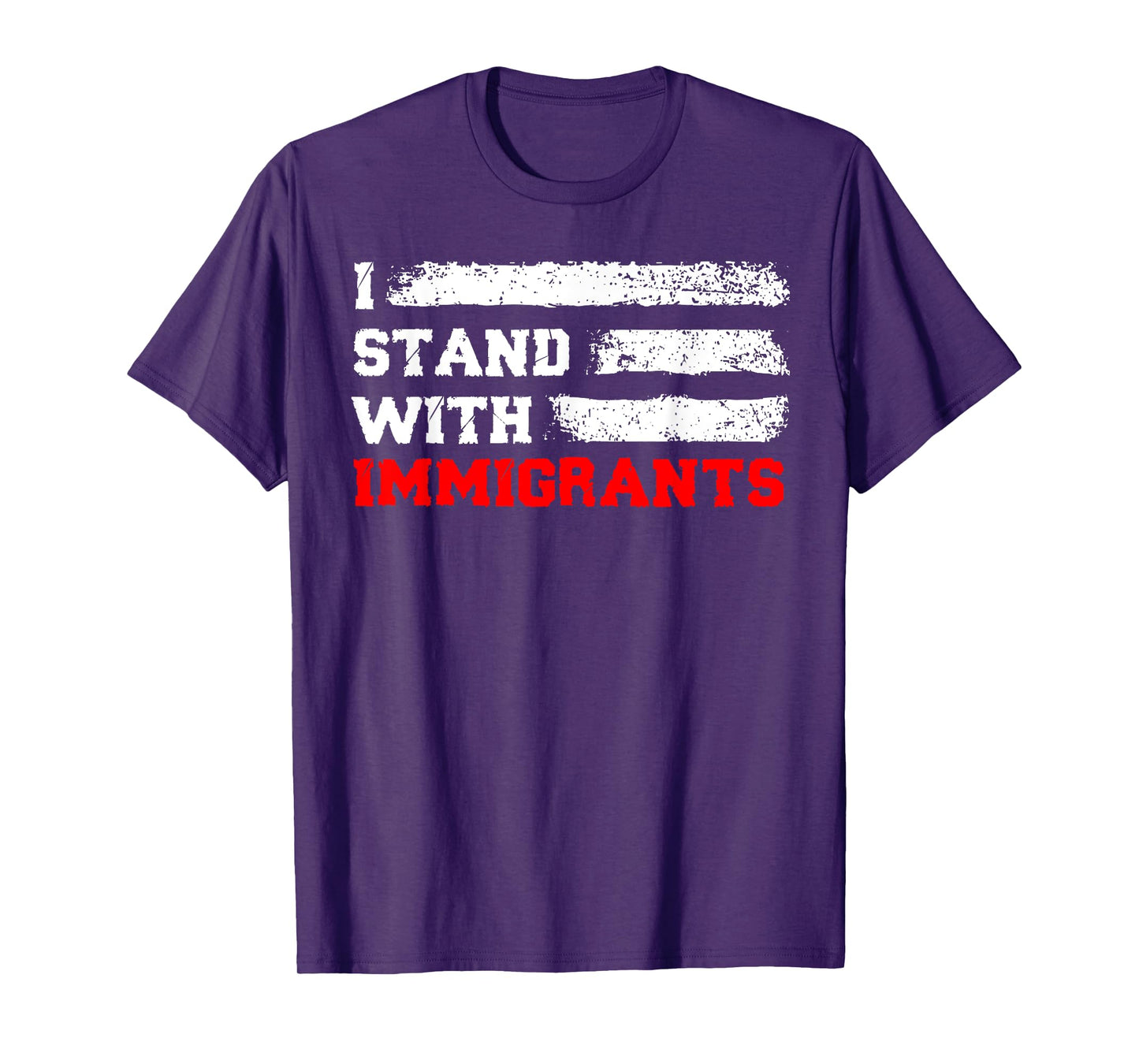 I Stand With Immigrants Funny Immigrants Statement T-Shirt