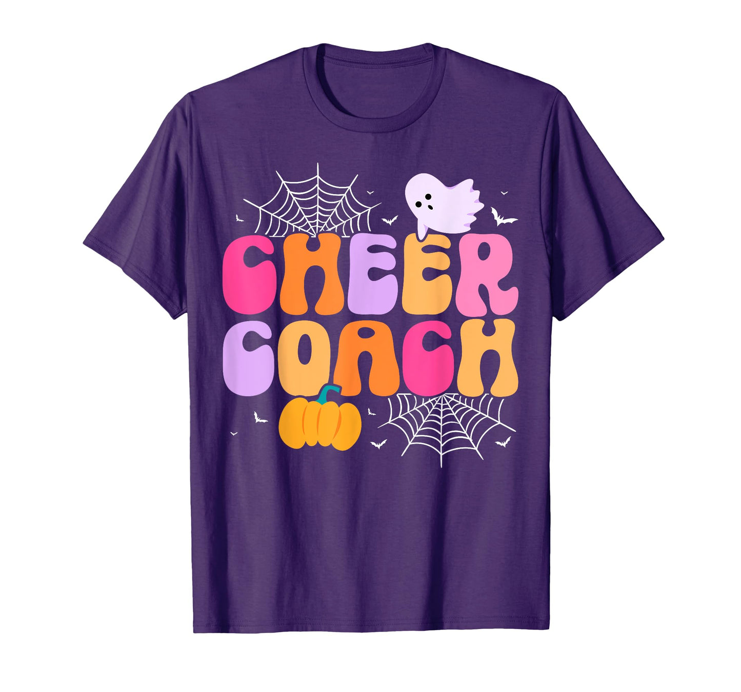 Cheer Coach - Halloween Cheerleader Cheerleading Coach Gifts T-Shirt