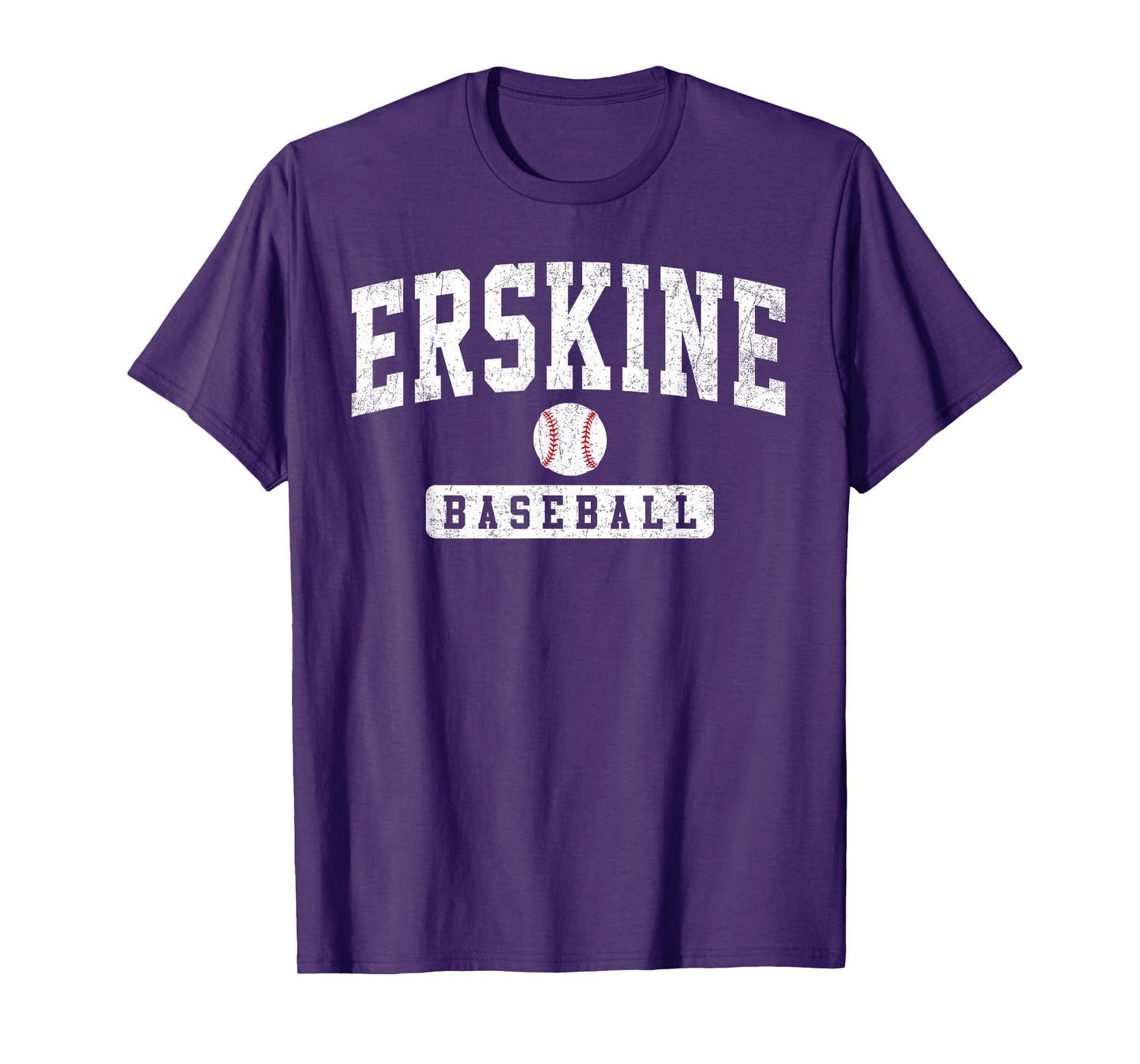 ERSKINE College Baseball Arch Vintage Design for Men Women T-Shirt