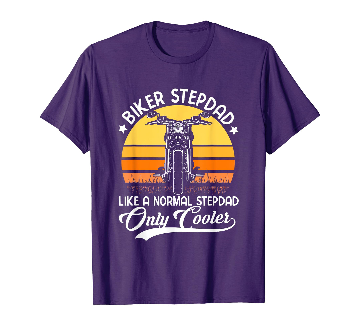 Biker Stepdad | Father's Day | Bonus Dad Stepfather T-Shirt