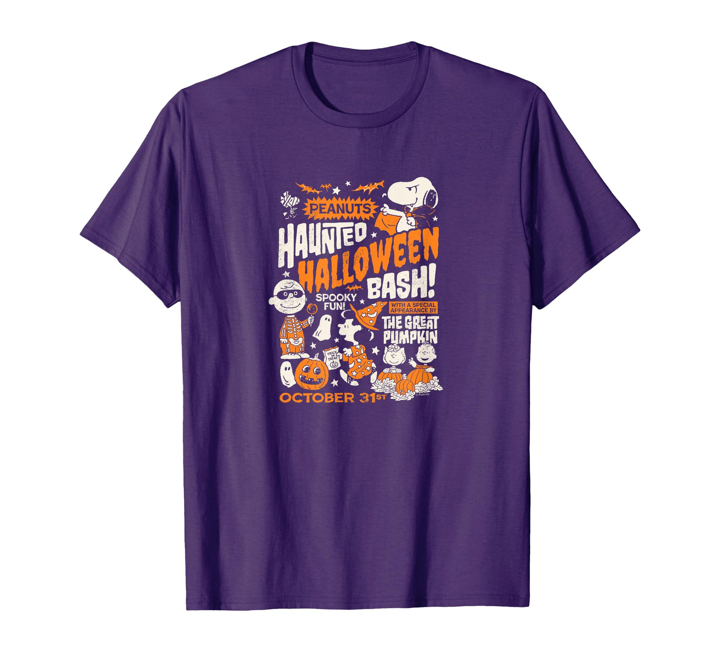 Peanuts - Halloween Bash Poster T-Shirt