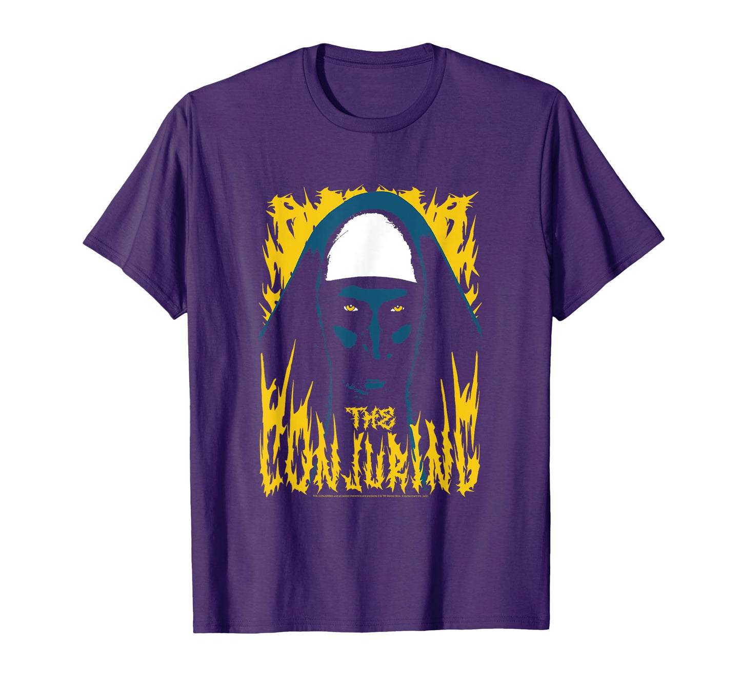 The Conjuring Extreme Metal Nun Horror Movie T-Shirt