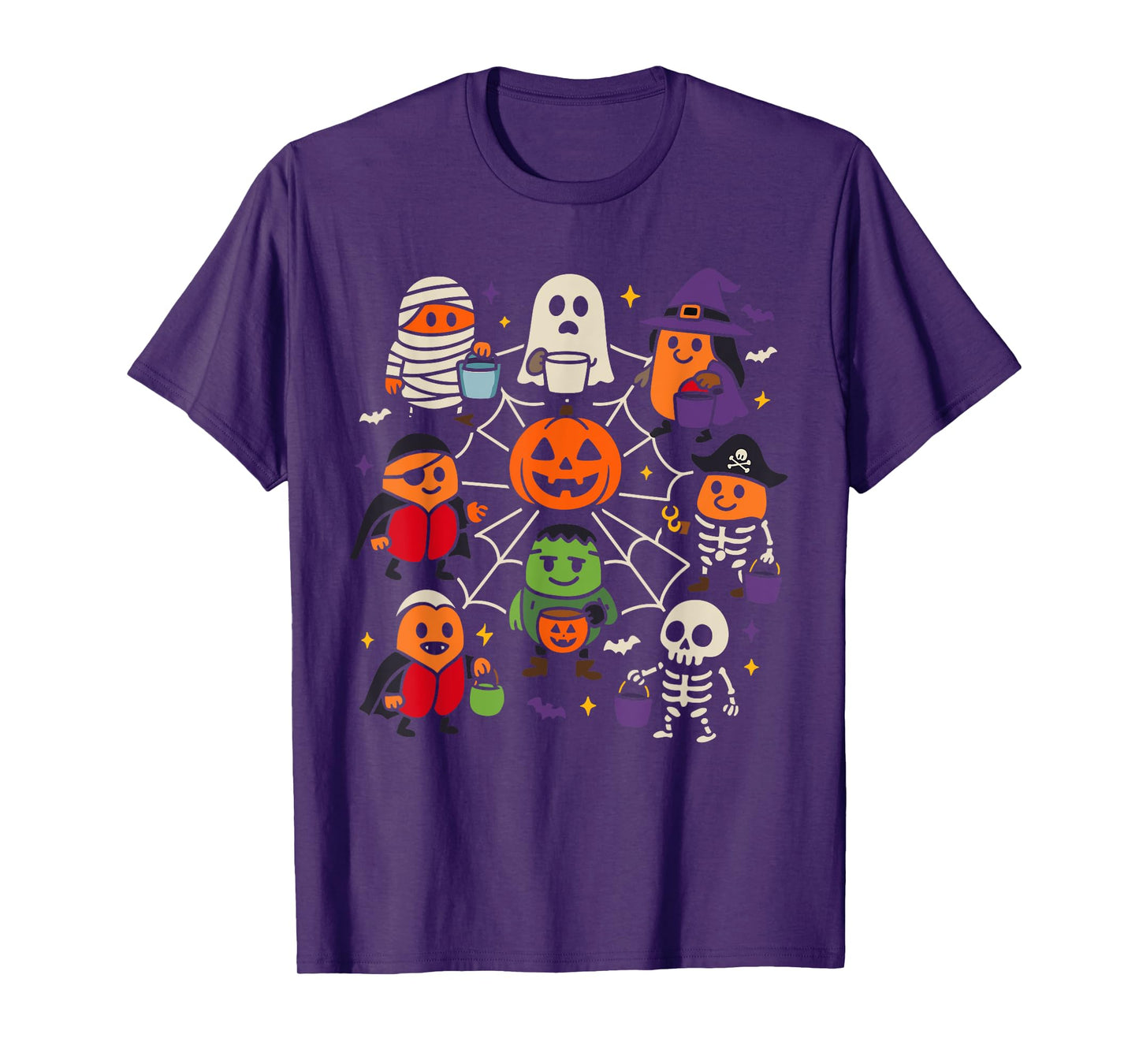 Vintage Spooky Season Meal Bucket Happy Halloween T-Shirt