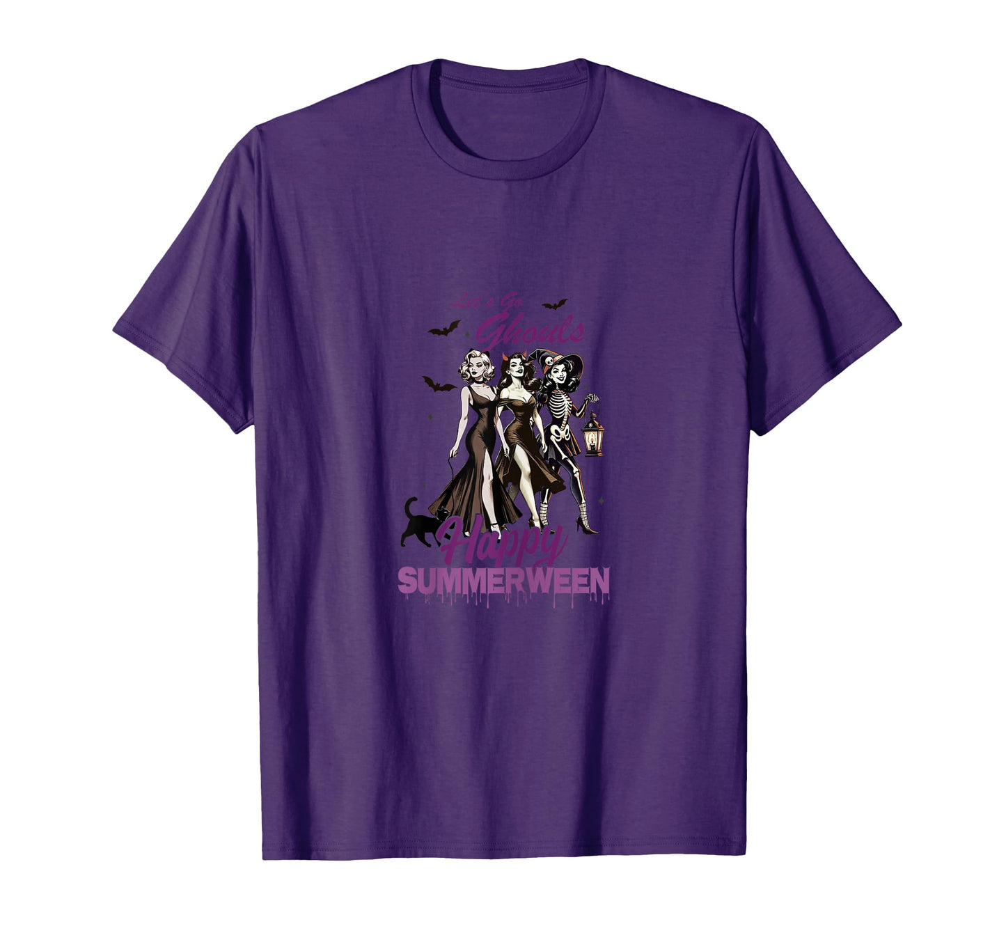 Happy Summerween Ghoul Girl Squad T-Shirt