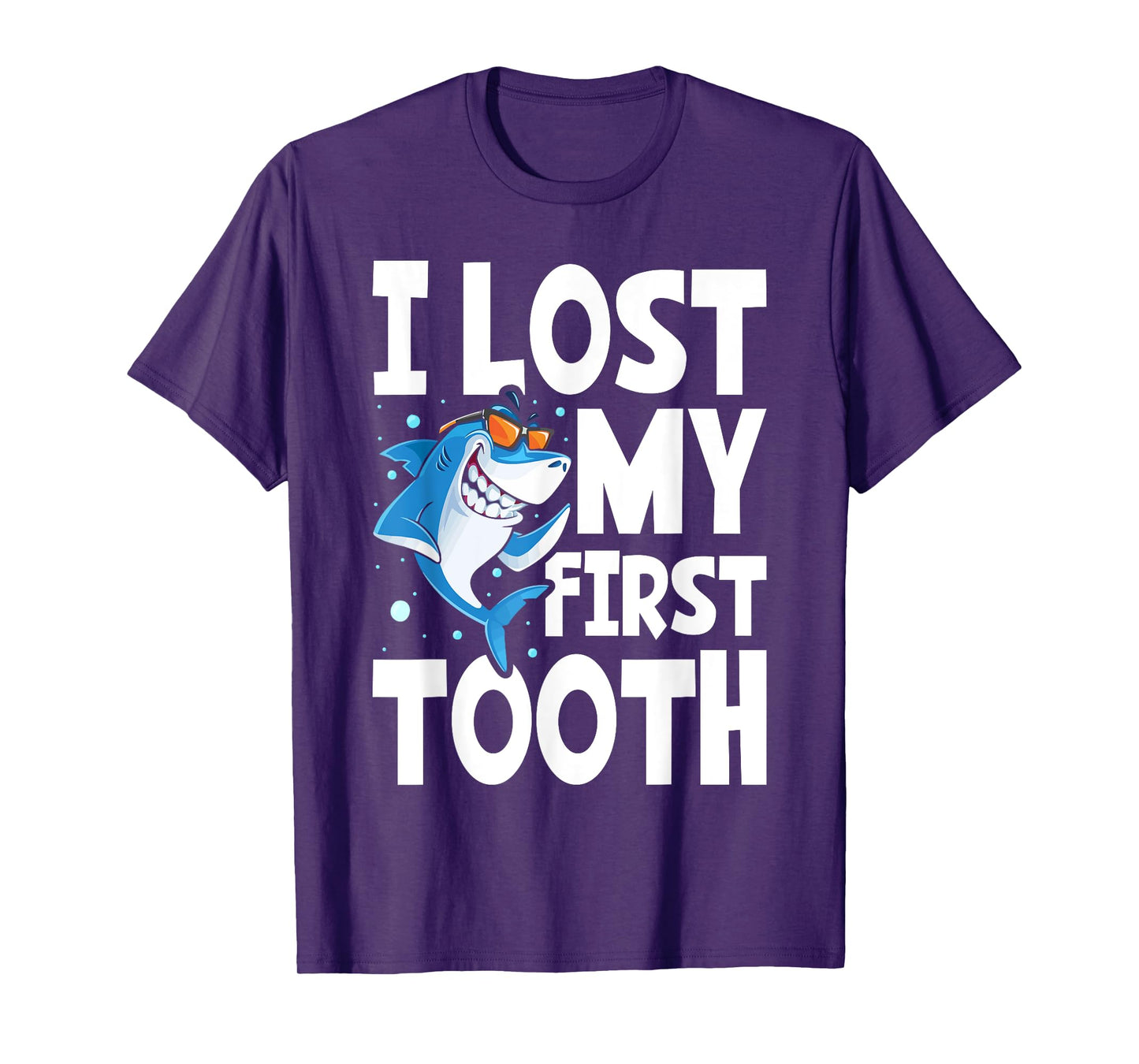 Kids Funny Tooth Fairy - Cute Shark I Lost My First To T-Shirt
